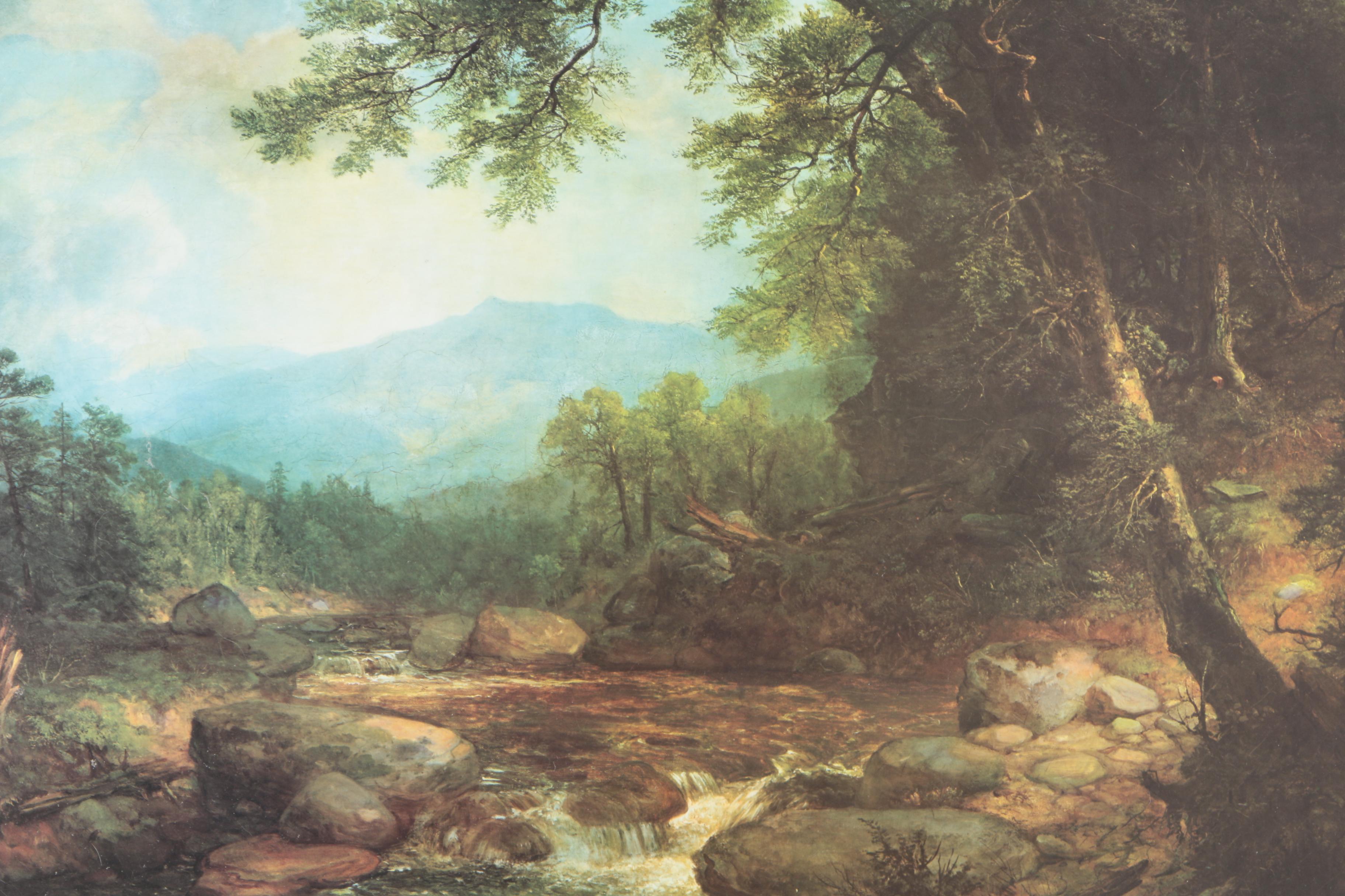 Lithograph Reproduction Print "Monument mountain, Berkshires" After Asher Brown Durand