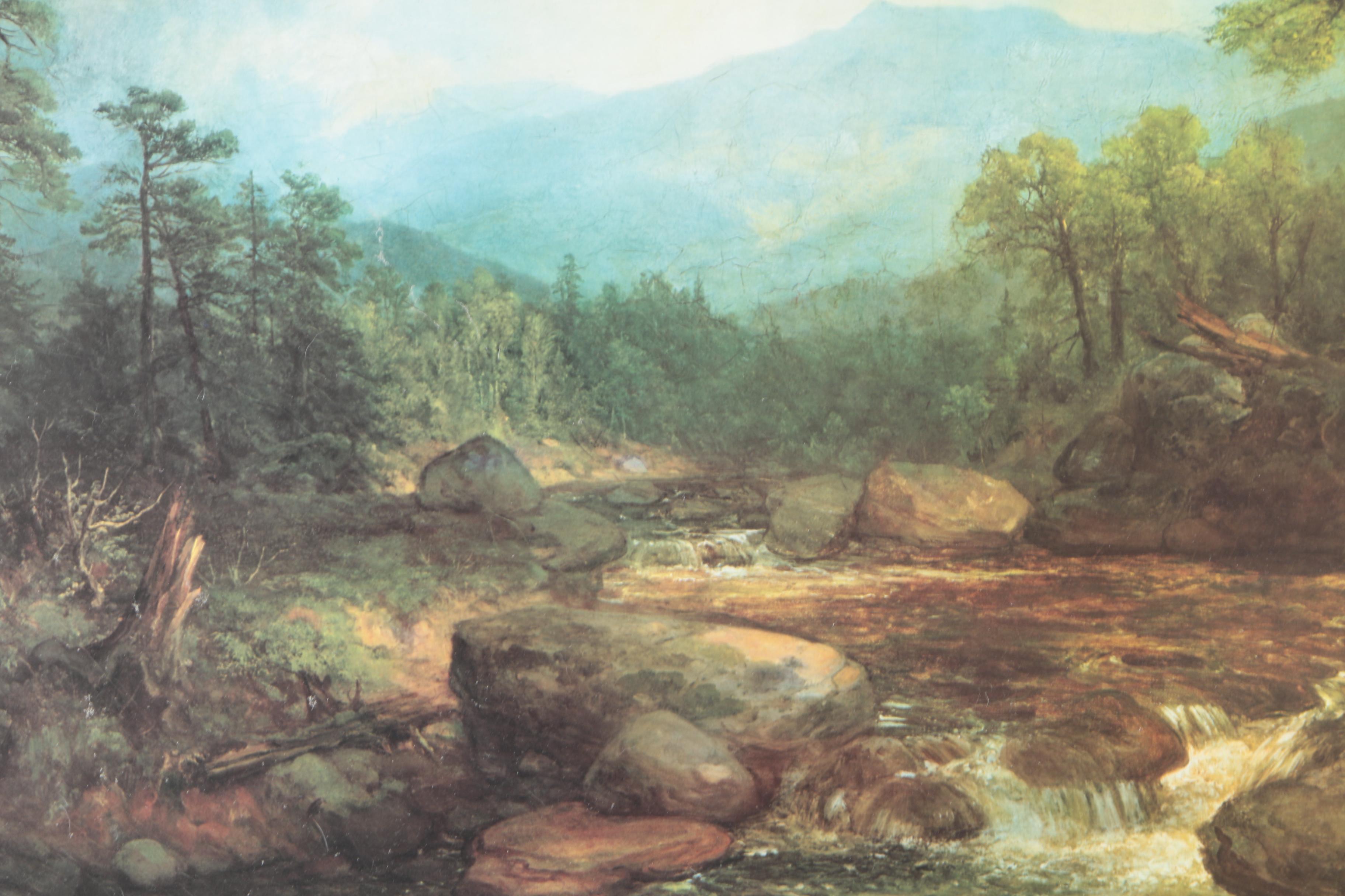 Lithograph Reproduction Print "Monument mountain, Berkshires" After Asher Brown Durand