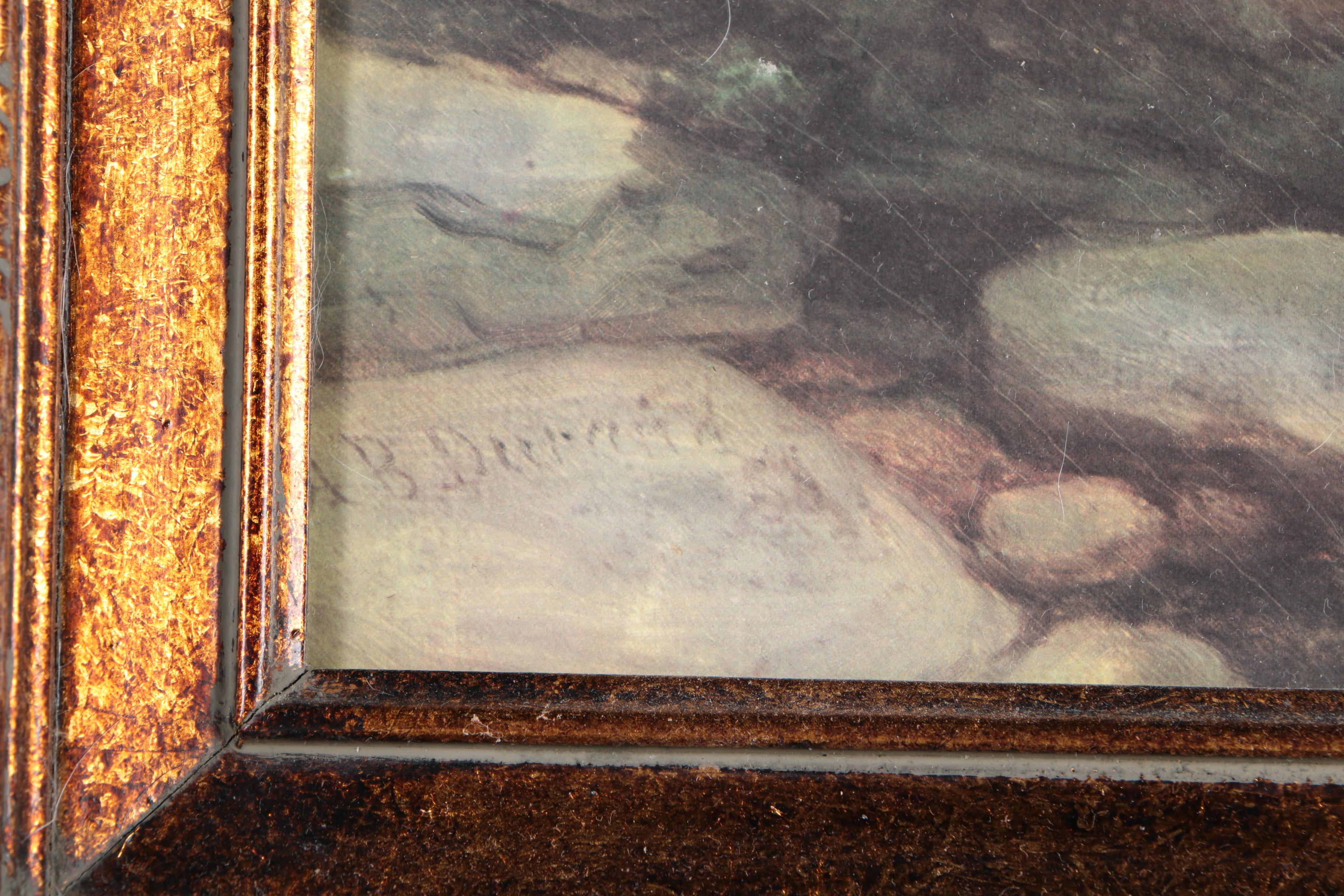 Lithograph Reproduction Print "Monument mountain, Berkshires" After Asher Brown Durand