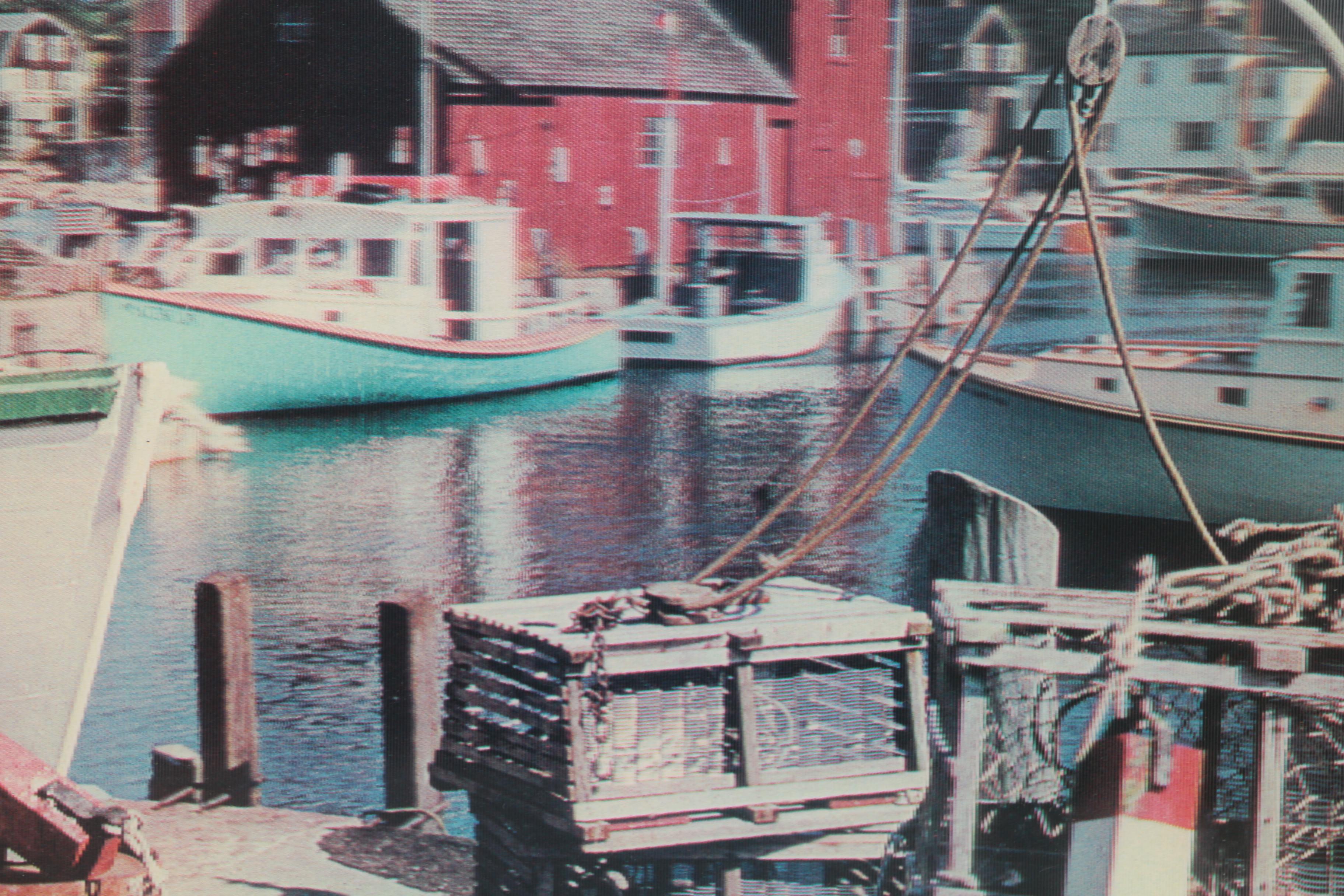 Lenticular Boat Print