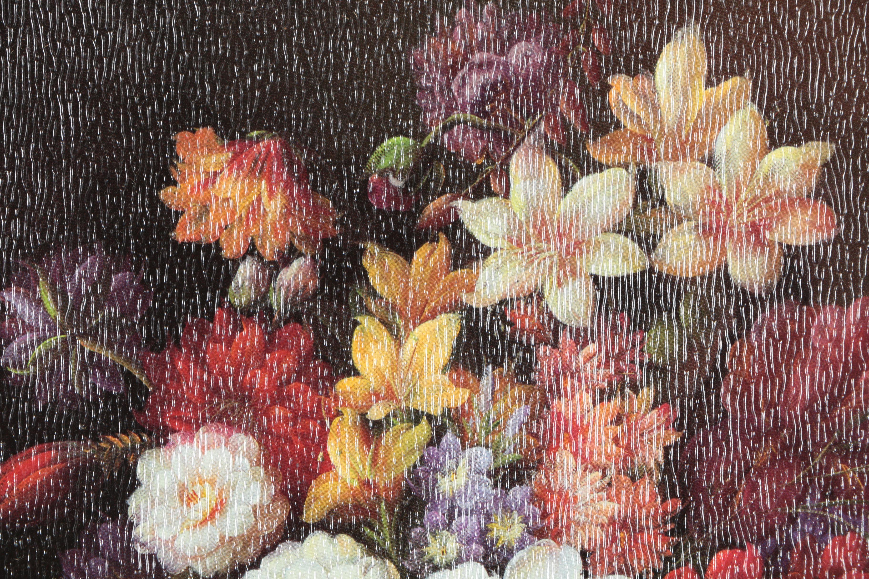 Offset Lithographs of Abundant Flower Still Lifes