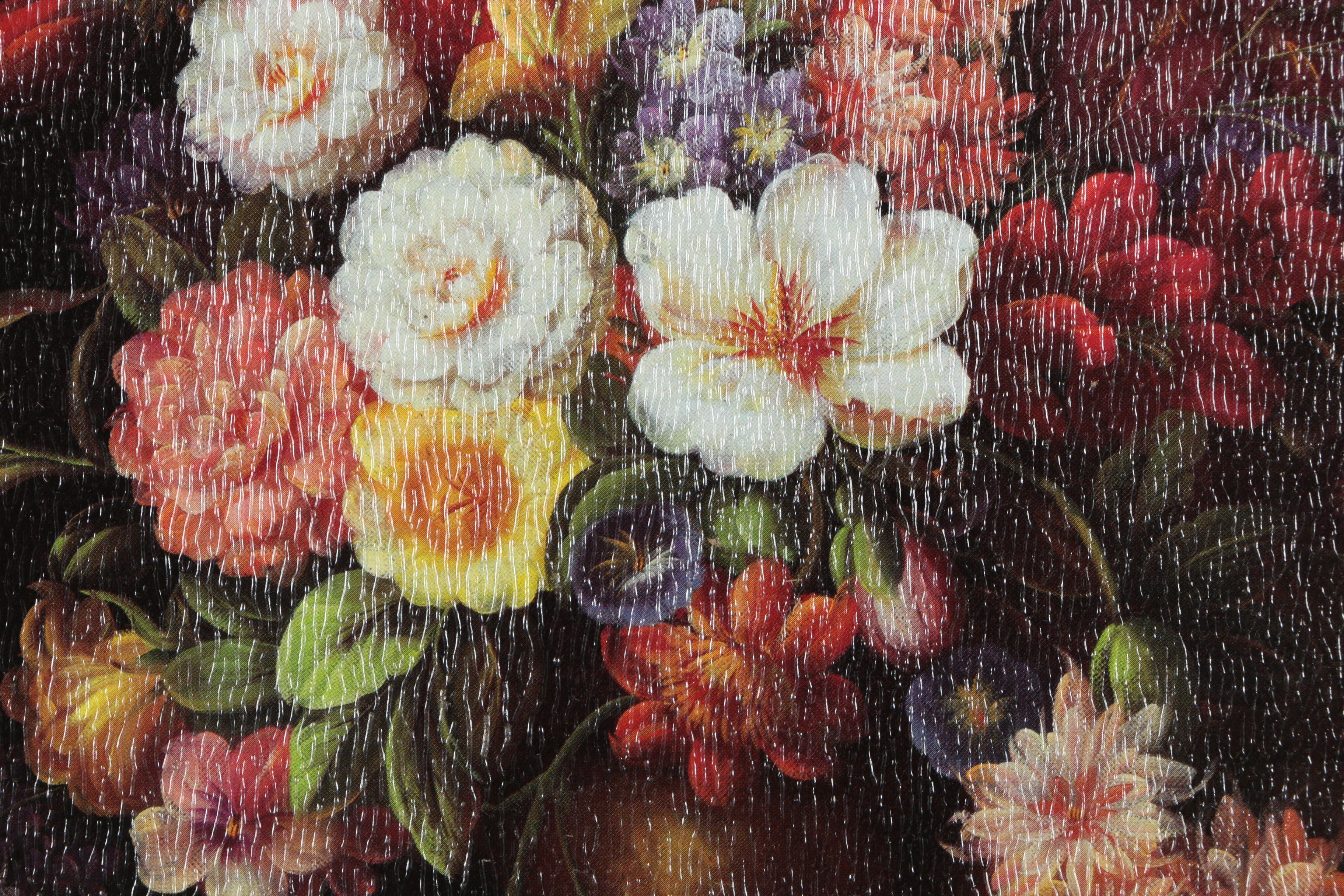 Offset Lithographs of Abundant Flower Still Lifes