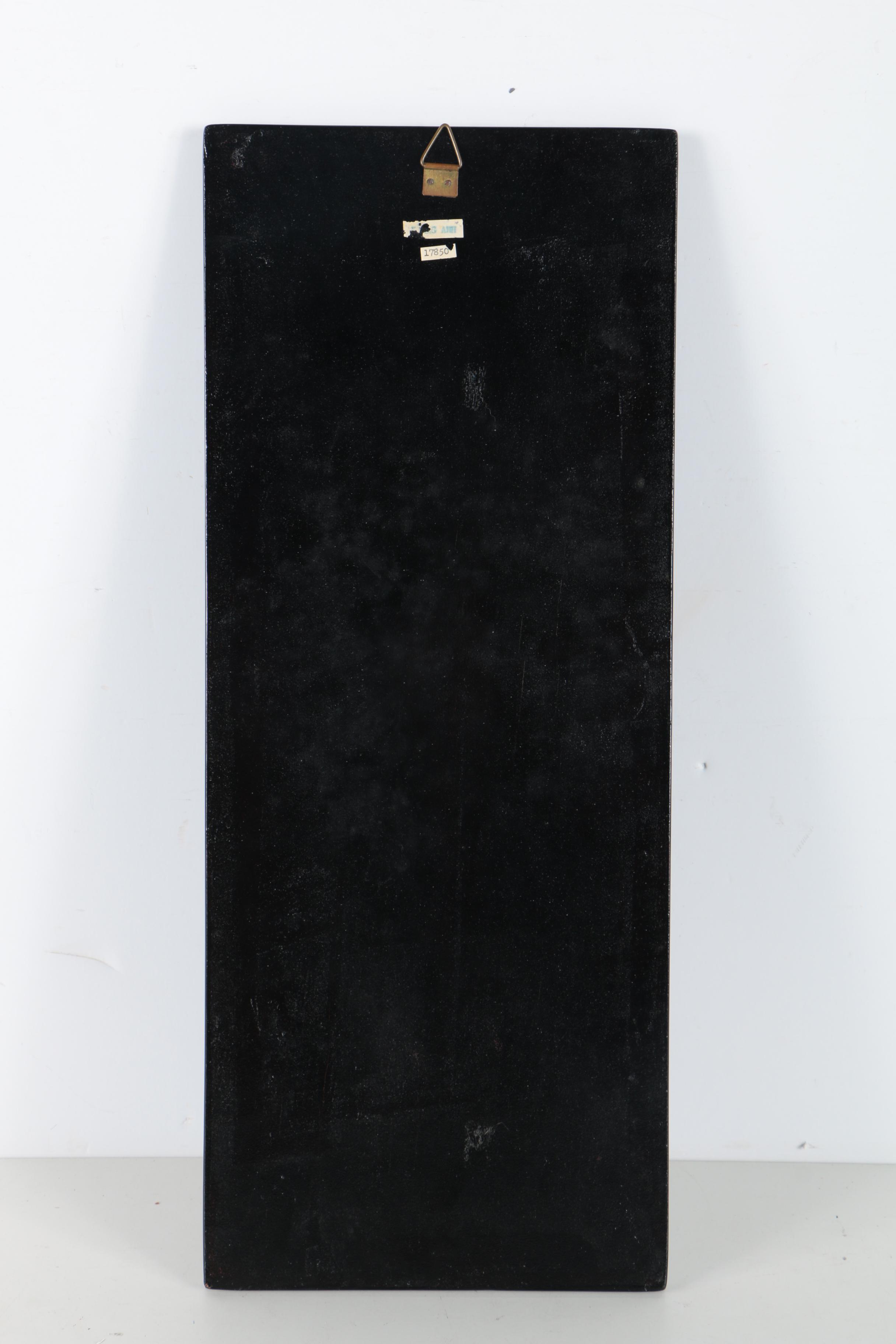 Mother of Pearl Inlay on Wood of Nature Composition