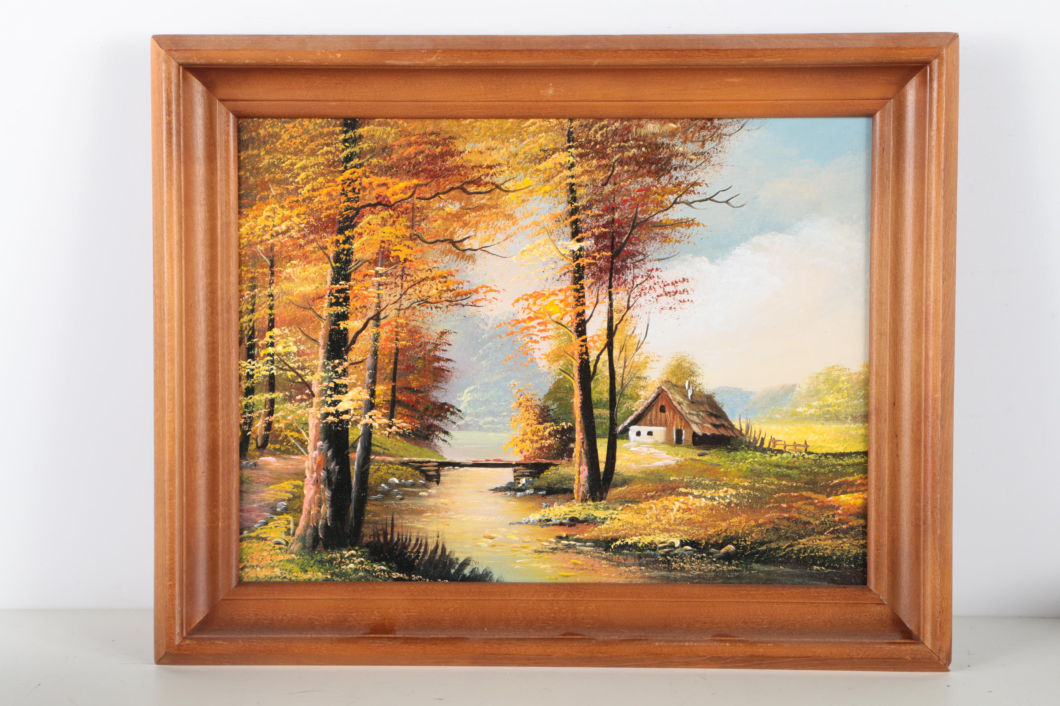 Oil Paintings of Forest Landscapes