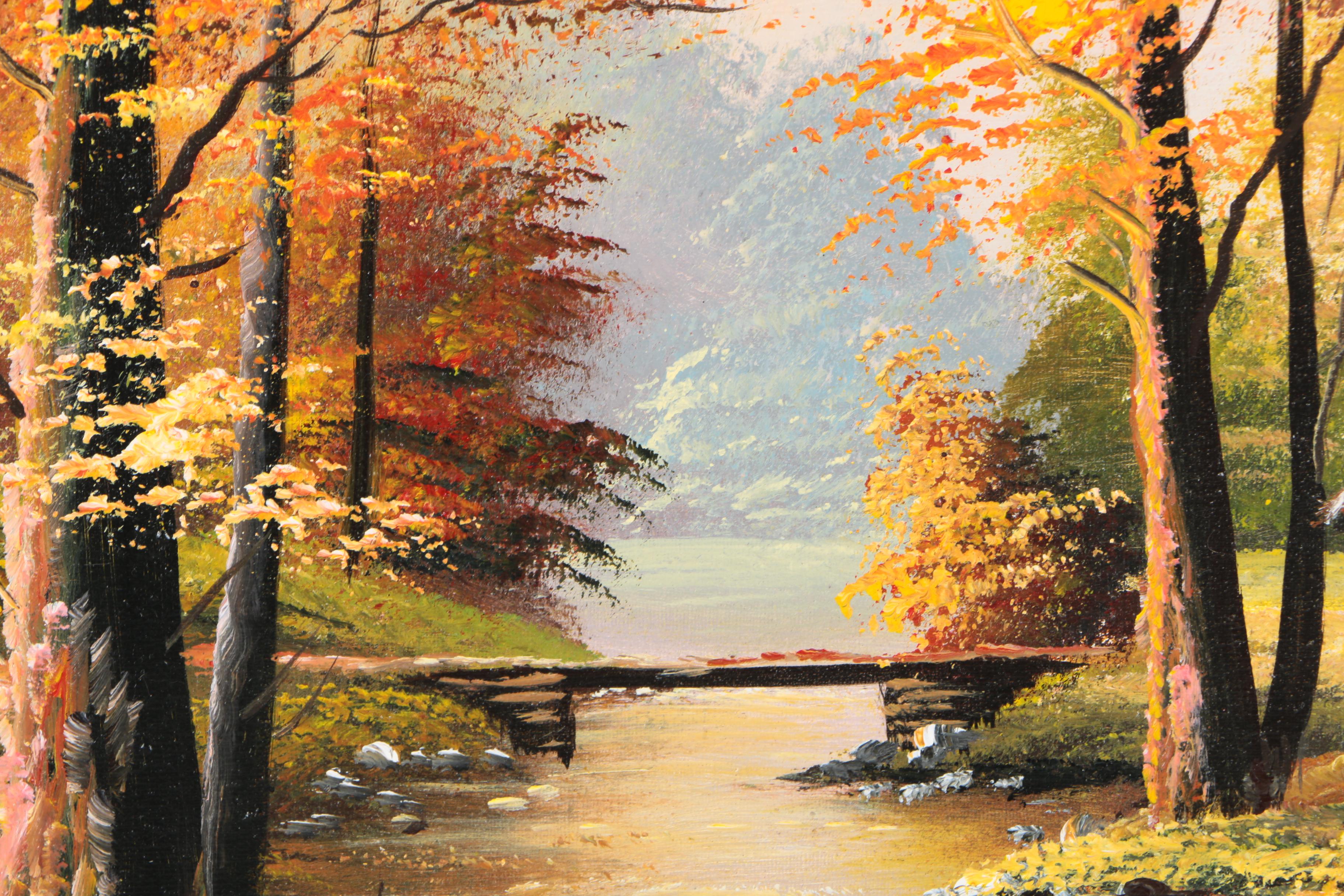 Oil Paintings of Forest Landscapes