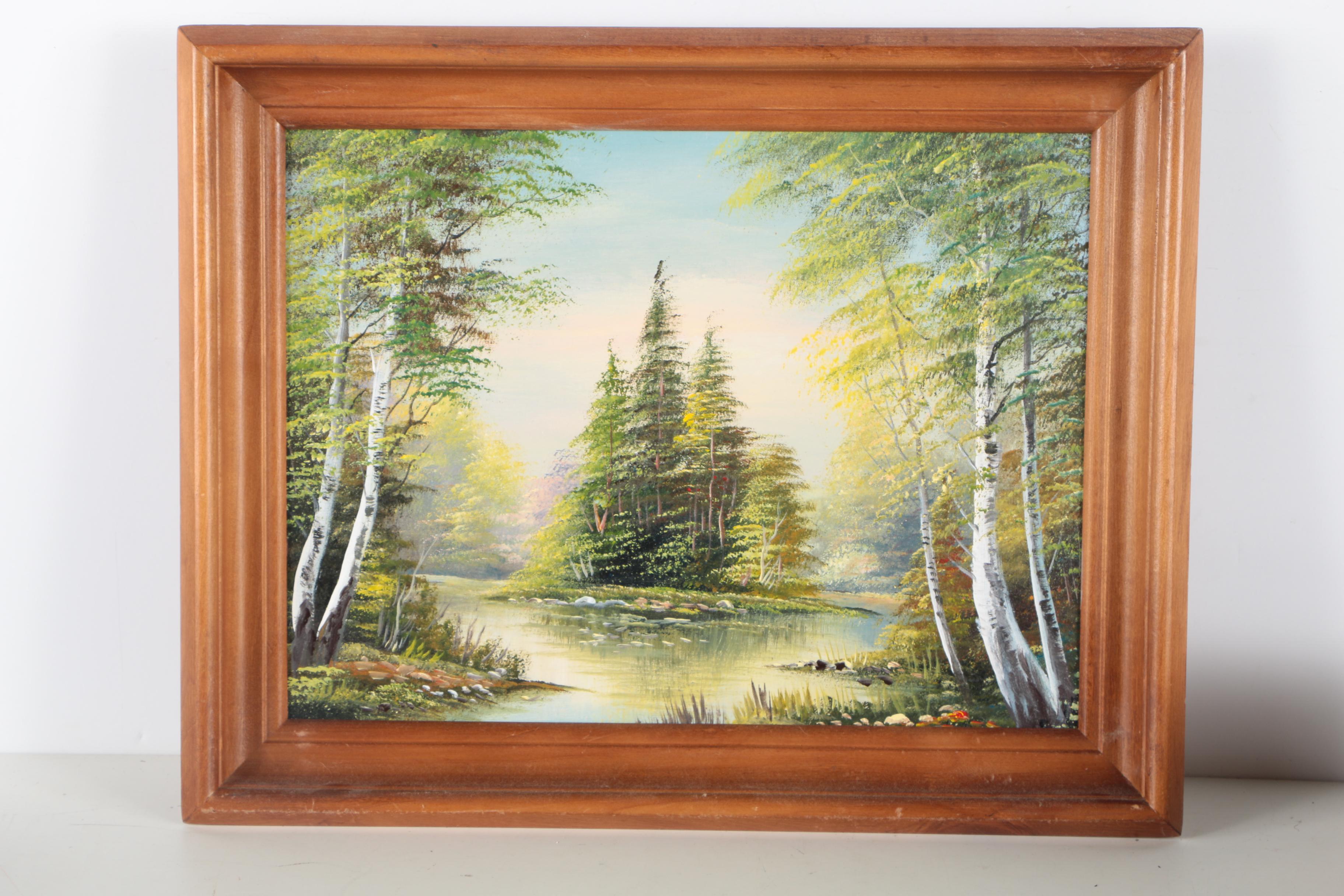 Oil Paintings of Forest Landscapes