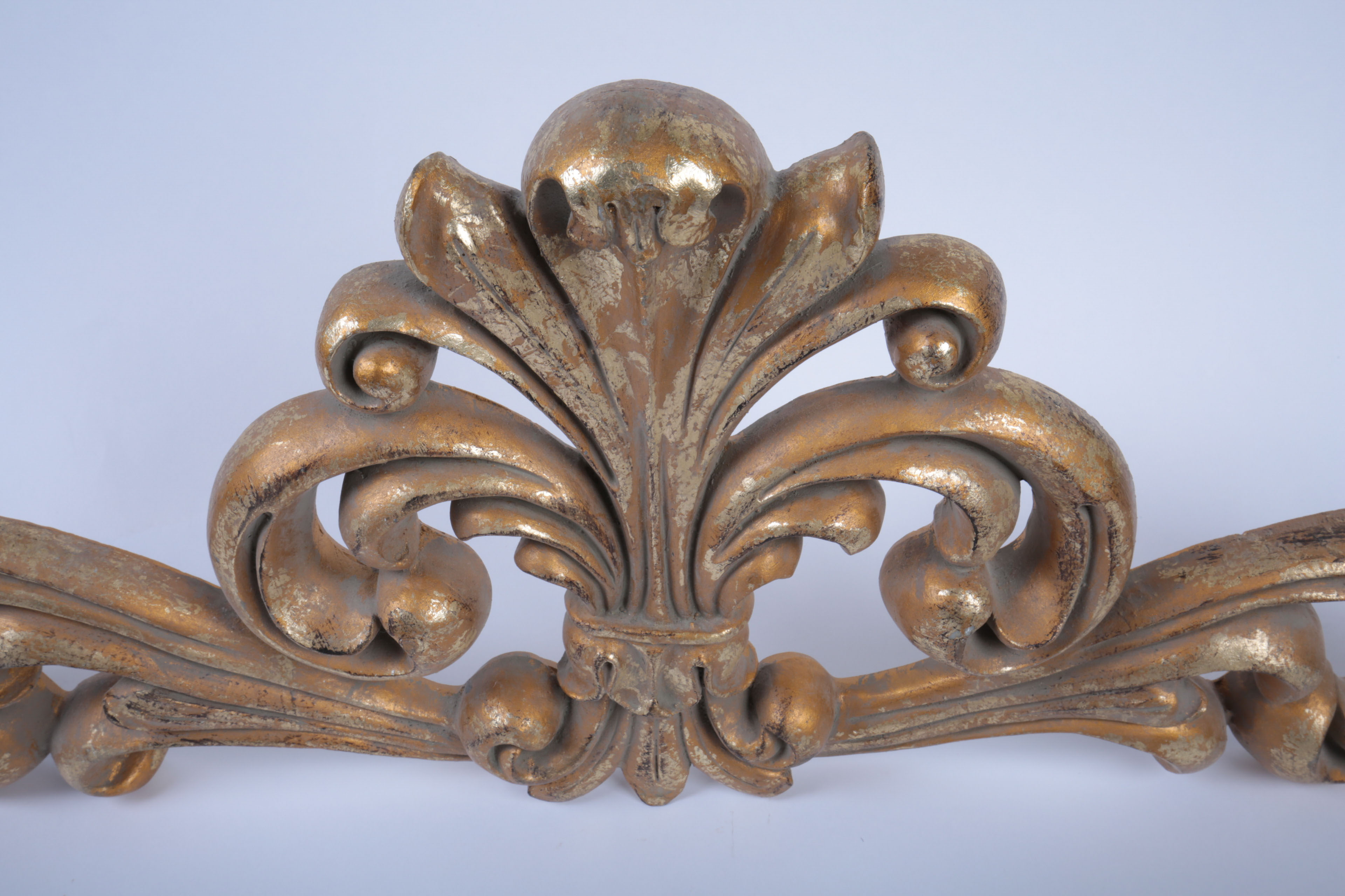 Collection of Ornate Black and Gold Tone Decor