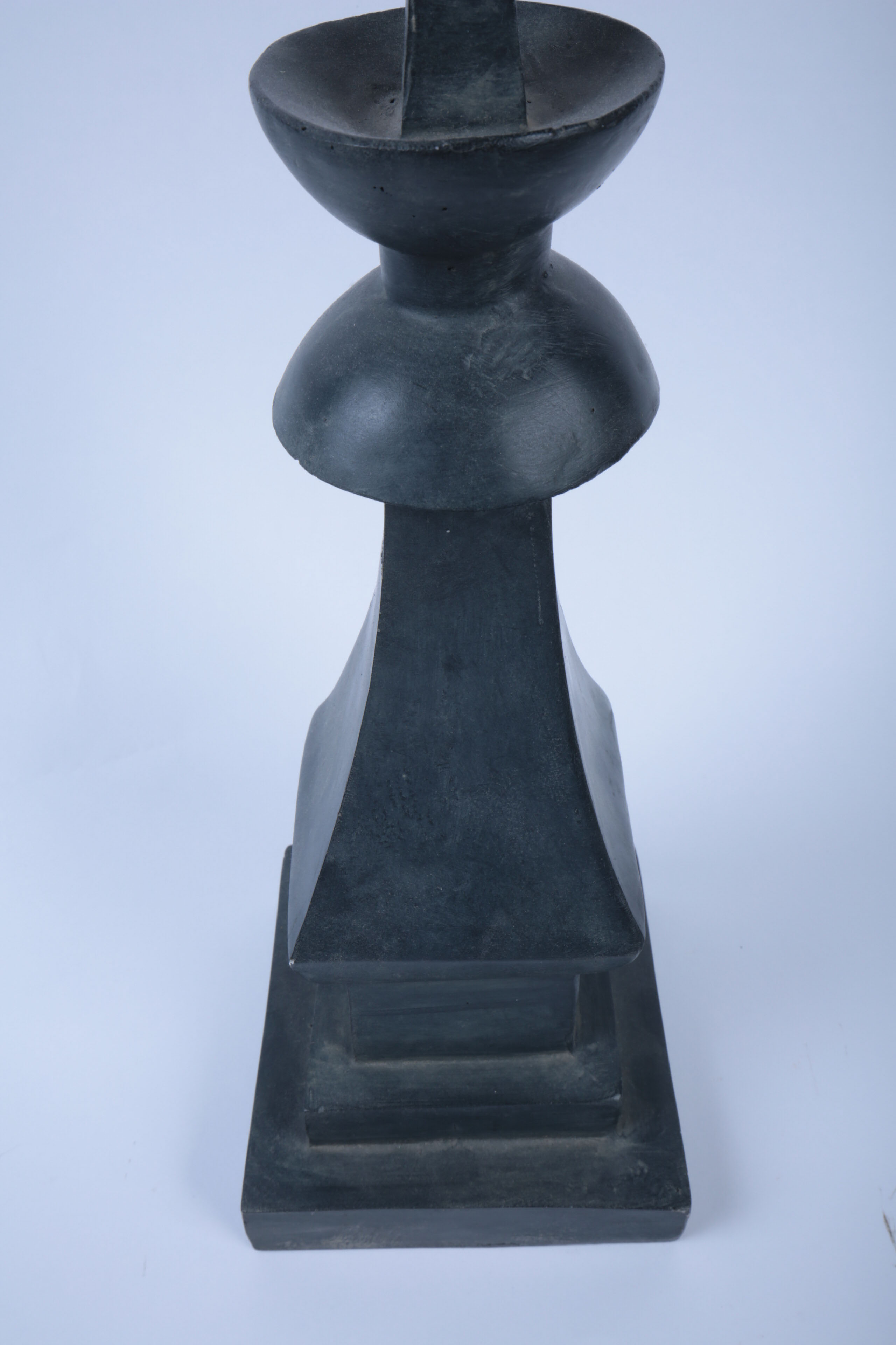 Collection of Ornate Black and Gold Tone Decor