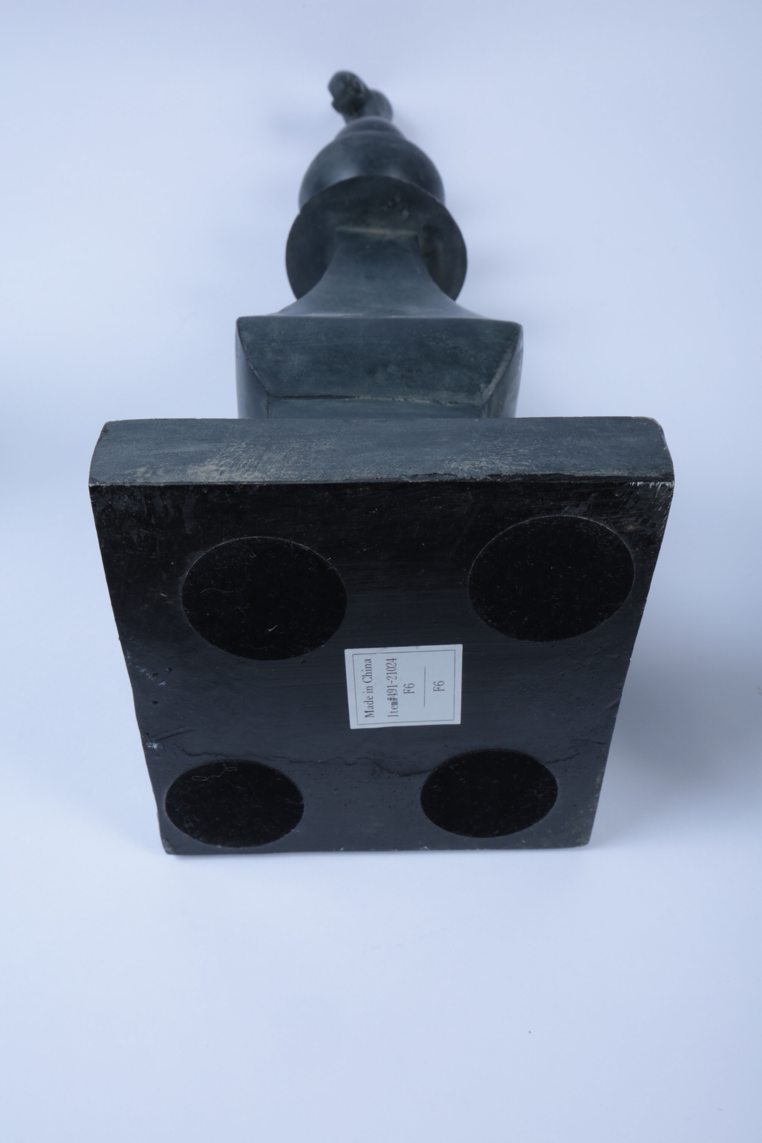 Collection of Ornate Black and Gold Tone Decor