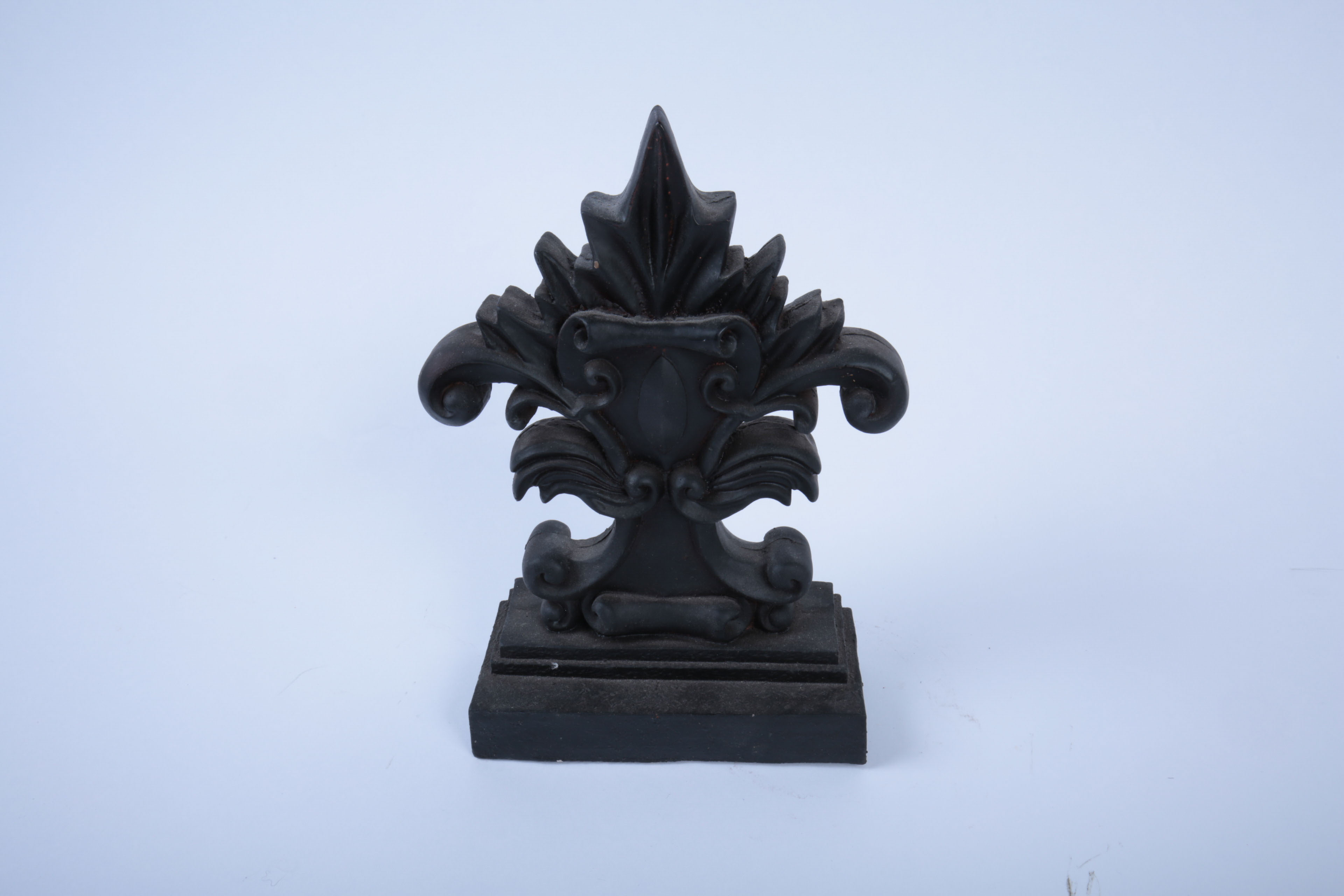 Collection of Ornate Black and Gold Tone Decor