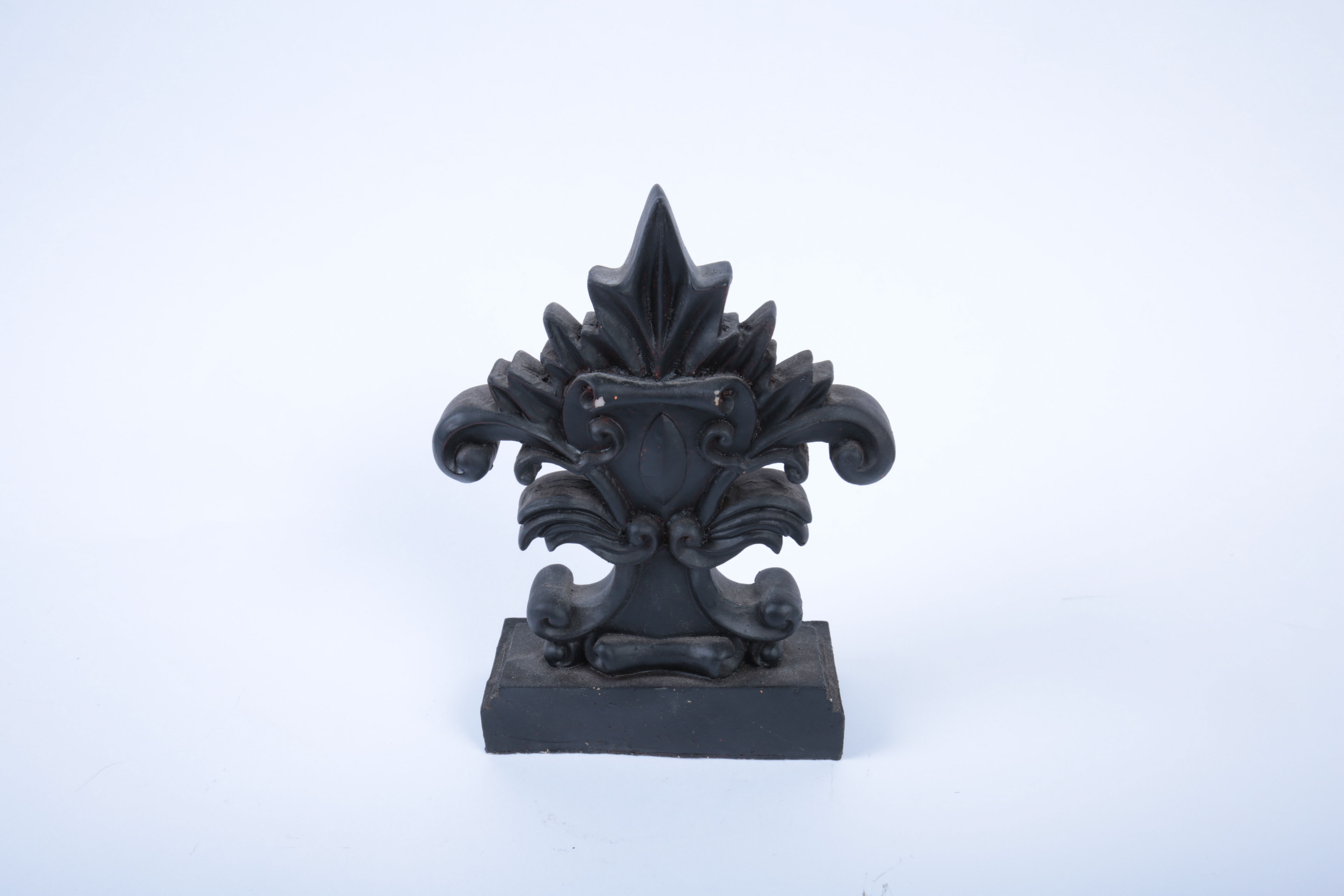 Collection of Ornate Black and Gold Tone Decor