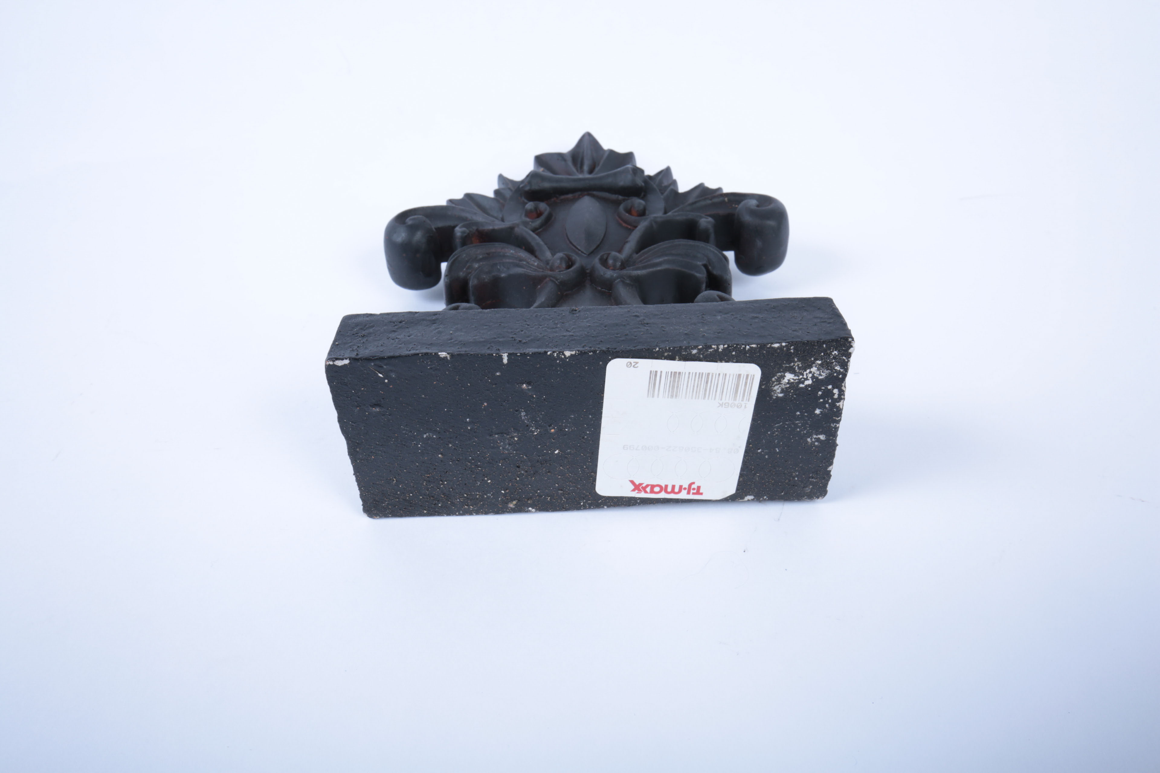 Collection of Ornate Black and Gold Tone Decor