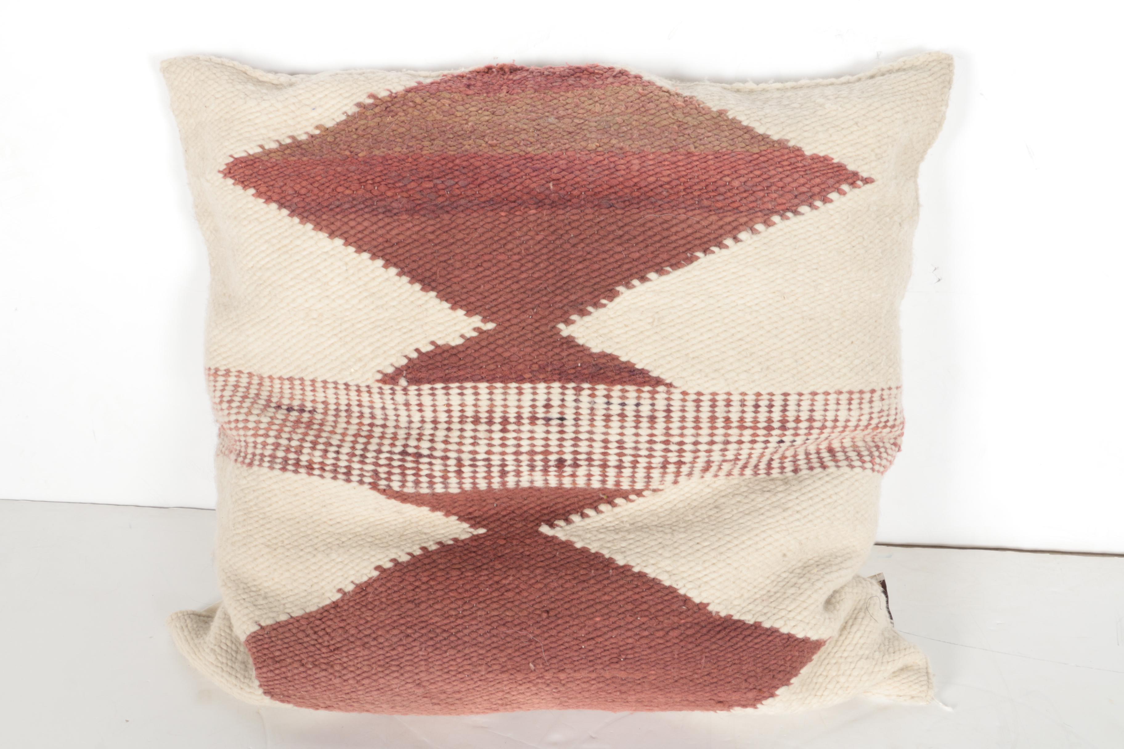 Two Large Pehuen Patagonia Designs Wool Pillows