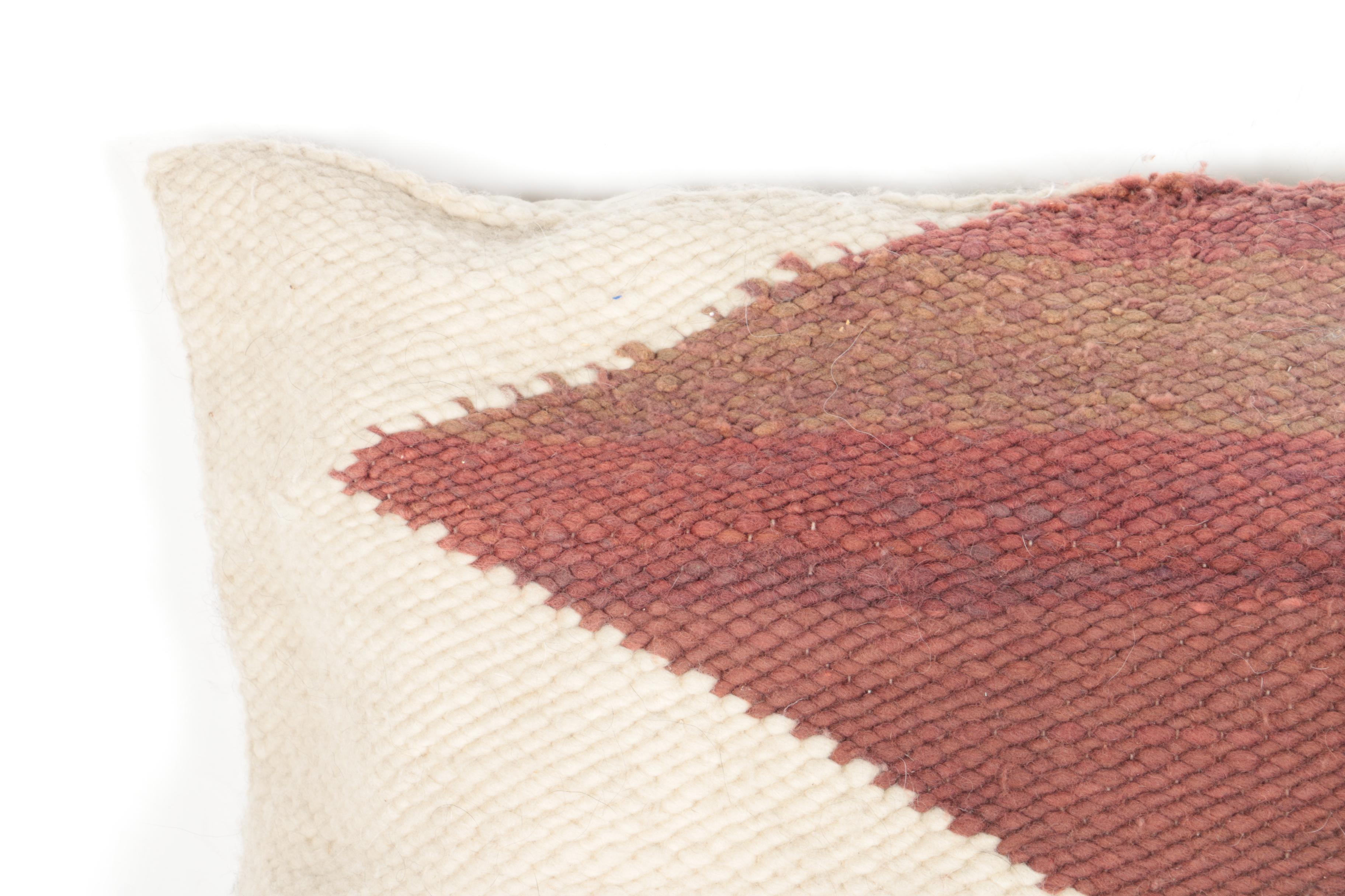 Two Large Pehuen Patagonia Designs Wool Pillows