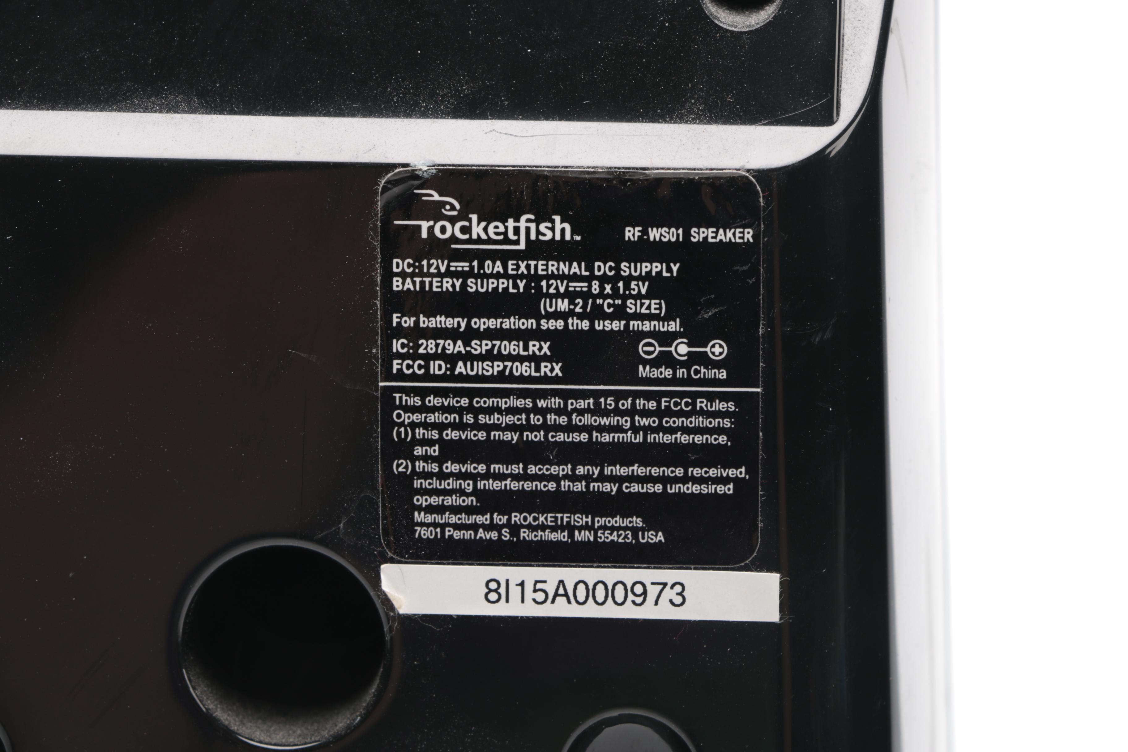 Rocket Fish Speakers