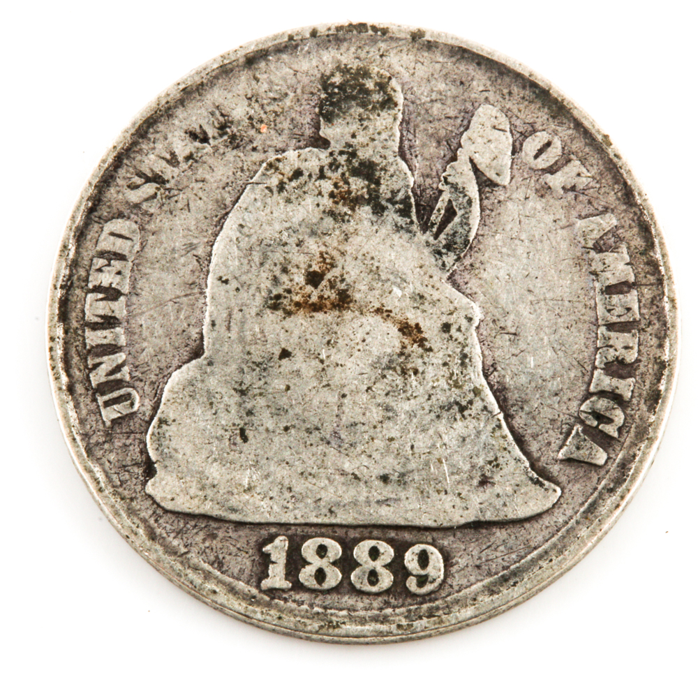 Group of 16 Seated Liberty Silver Dimes