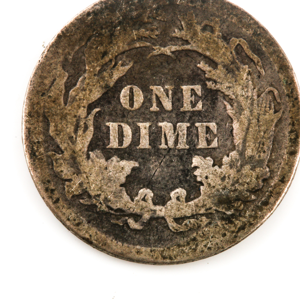 Group of 16 Seated Liberty Silver Dimes