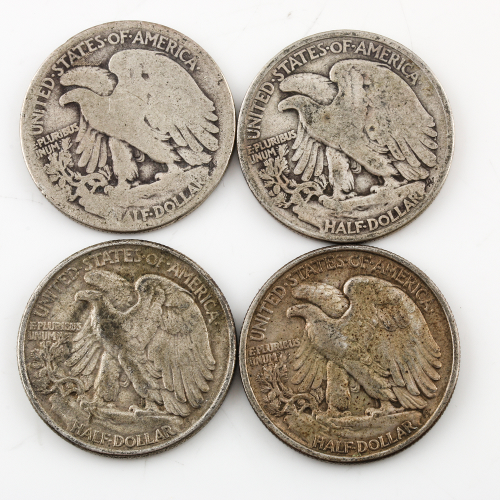 Group of 23 Walking Liberty Silver Half Dollars