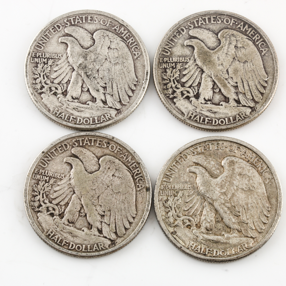 Group of 23 Walking Liberty Silver Half Dollars