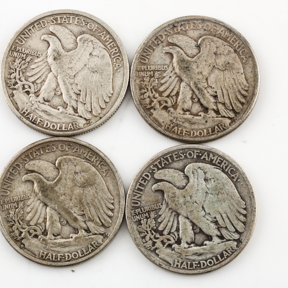 Group of 23 Walking Liberty Silver Half Dollars