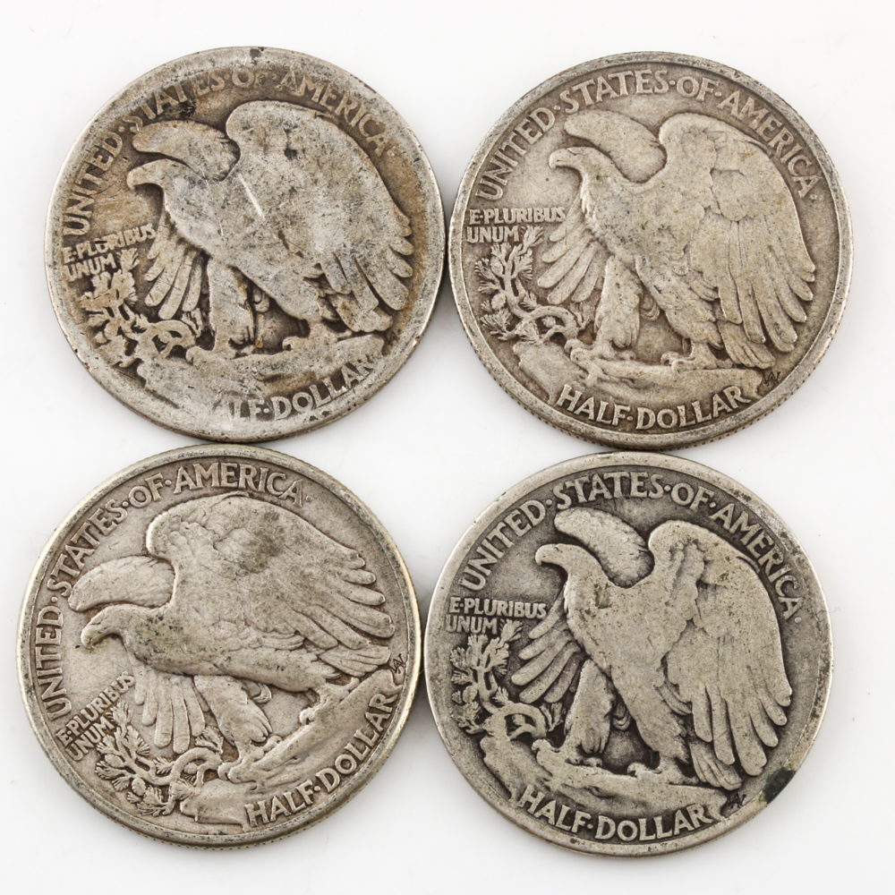 Group of 23 Walking Liberty Silver Half Dollars