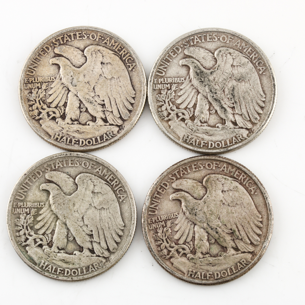 Group of 23 Walking Liberty Silver Half Dollars