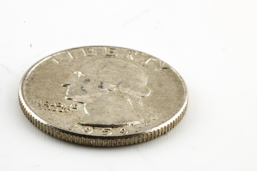 Group of 27 Various George Washington Silver Quarters