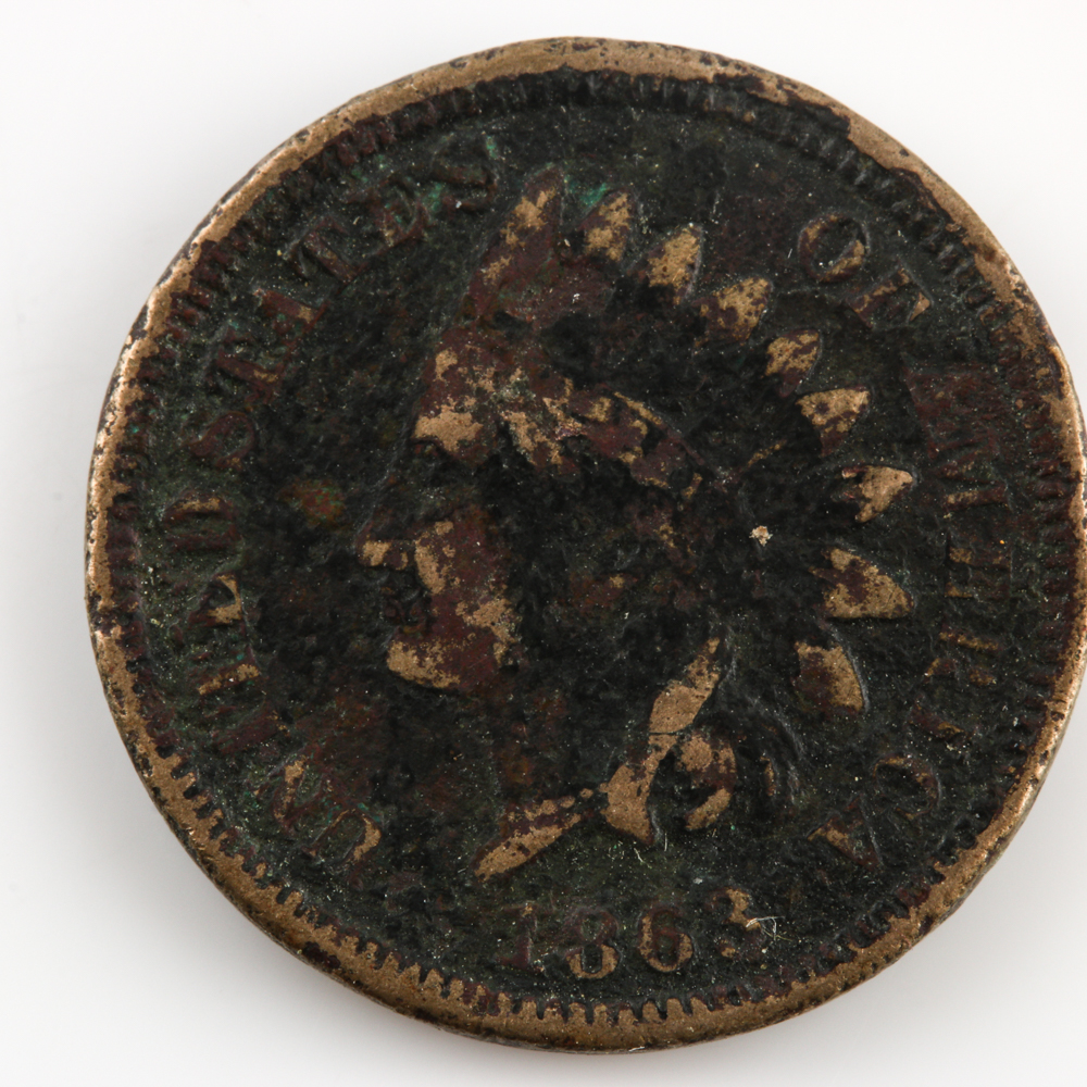 Group of 43 Various Indian Head Cents