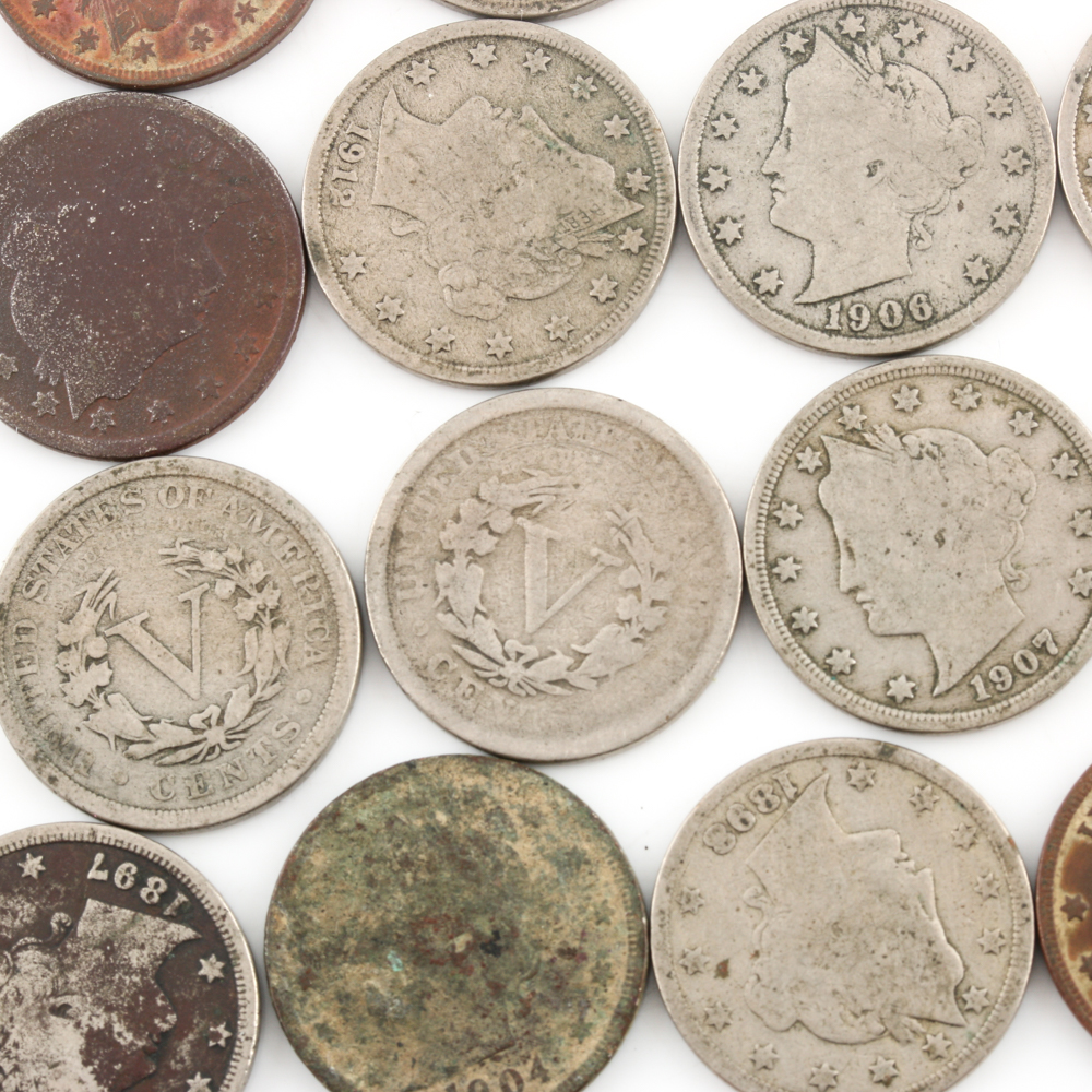 Group of 22 Liberty Nickels