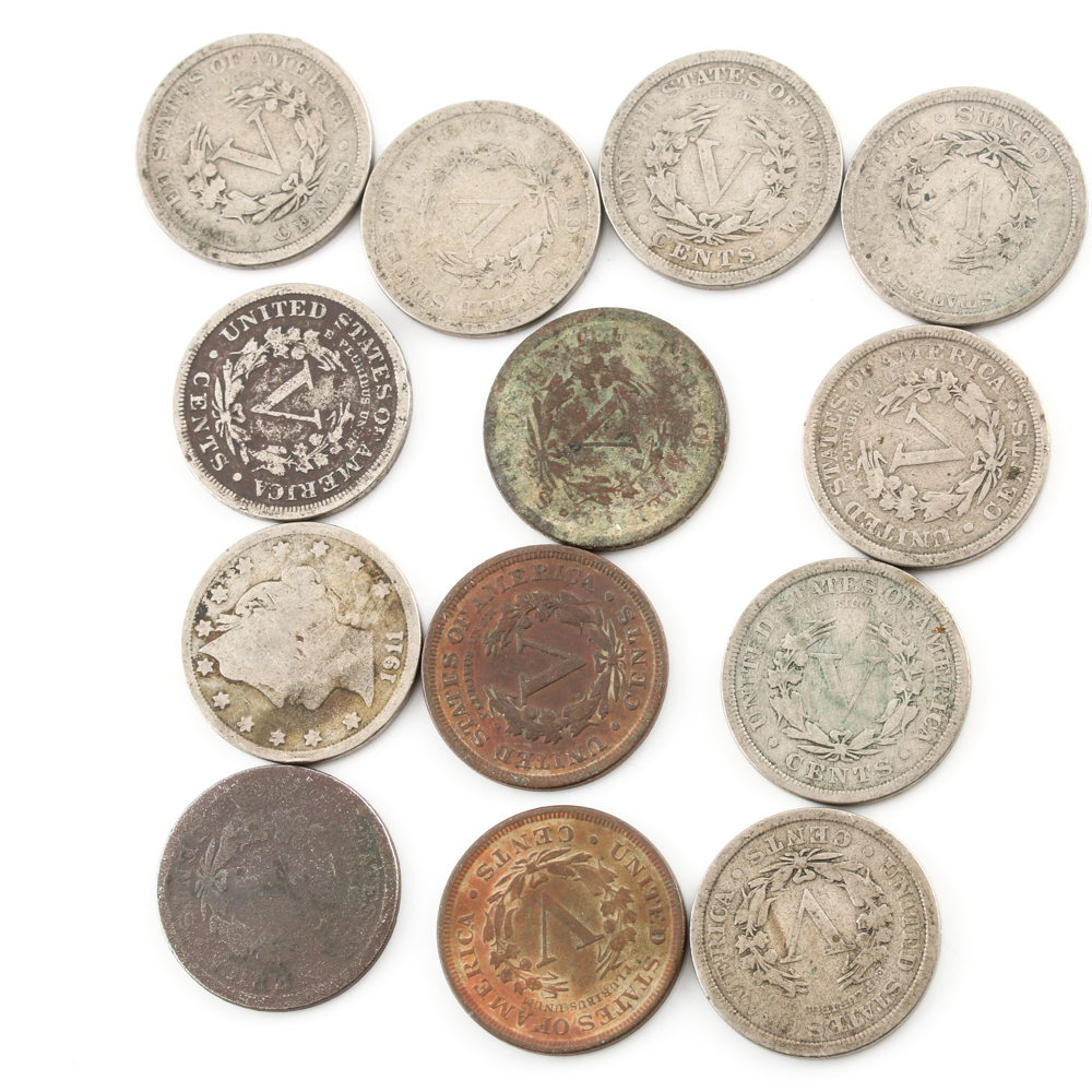 Group of 22 Liberty Nickels