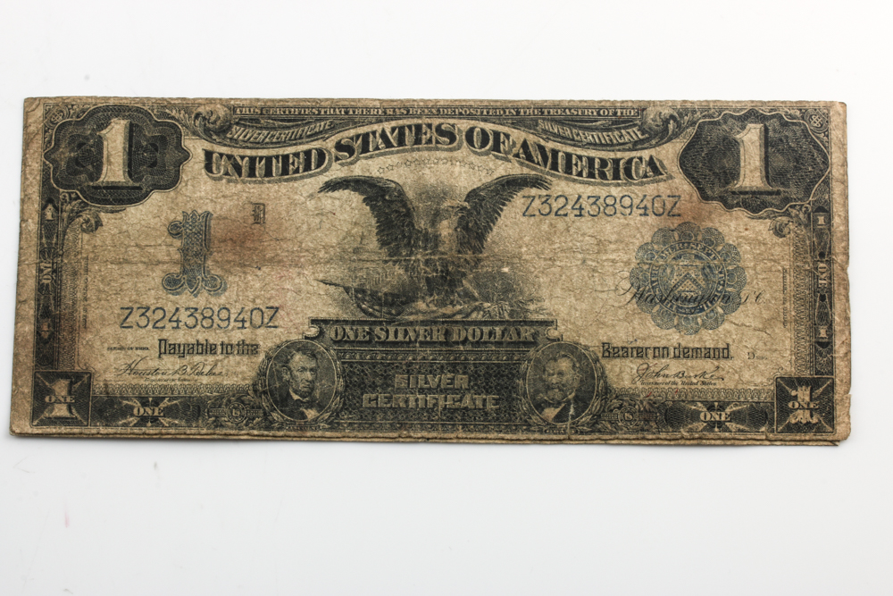 Group of 3 U.S. Obsolete Large $1 Silver Certificates