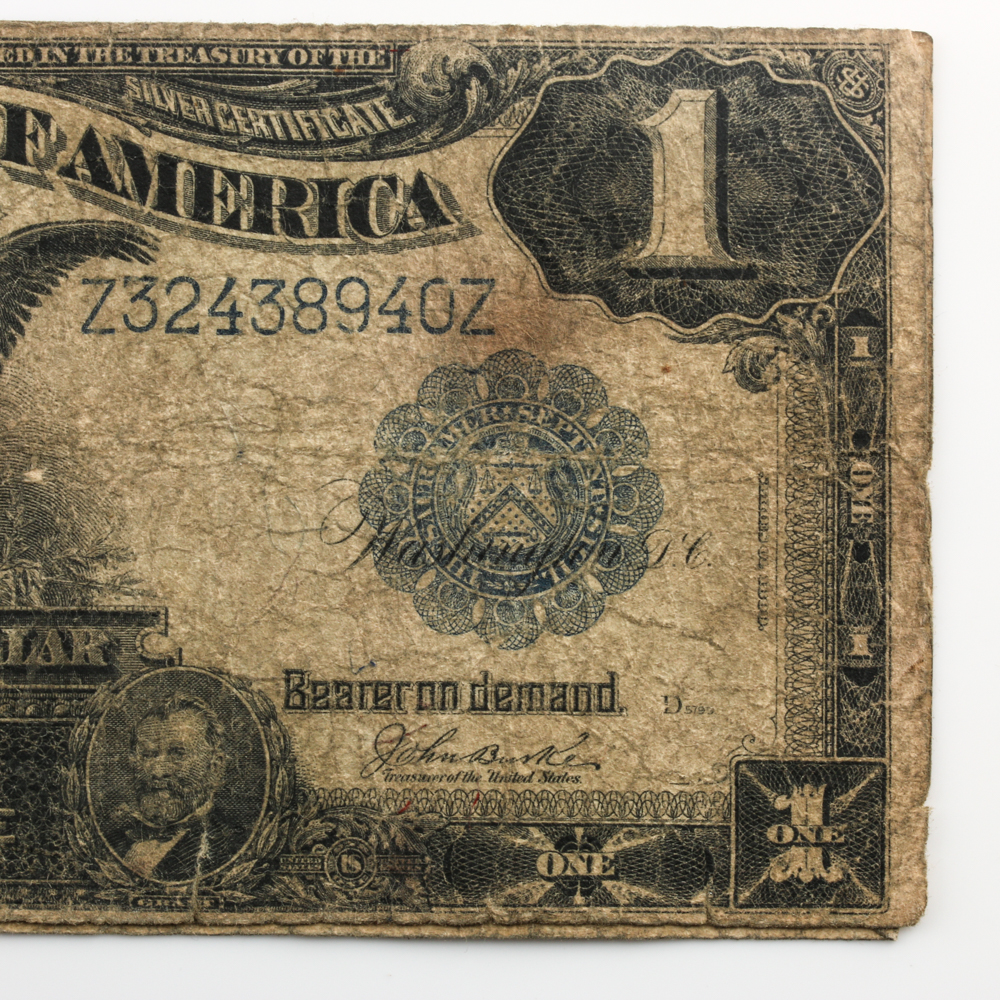 Group of 3 U.S. Obsolete Large $1 Silver Certificates