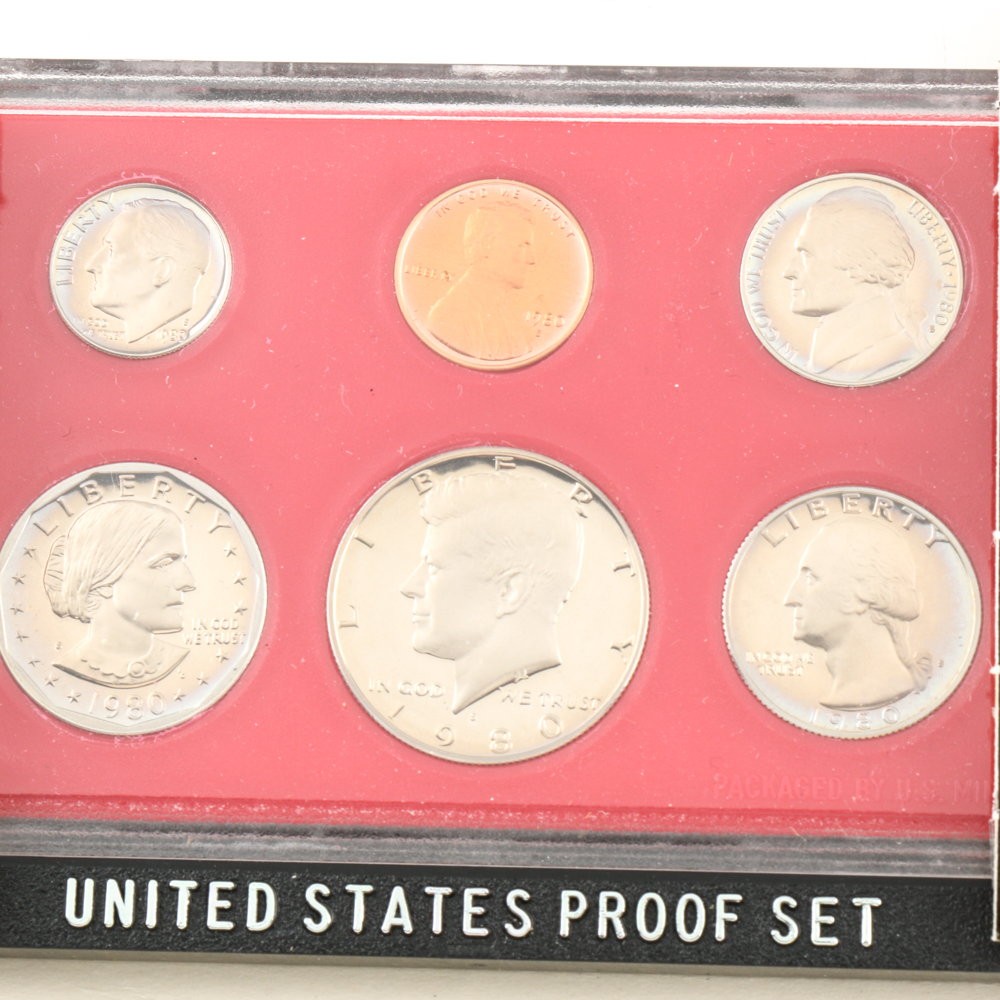 Group of U.S. Proof and Uncirculated Sets