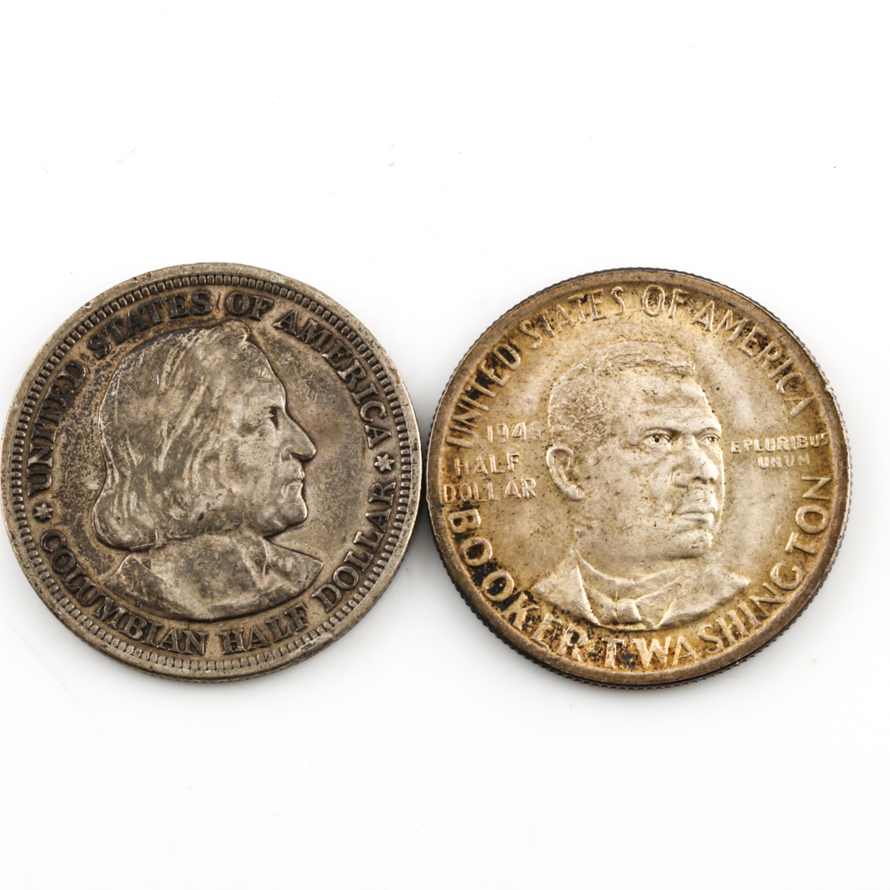 Group of 10 Various Silver Half Dollars