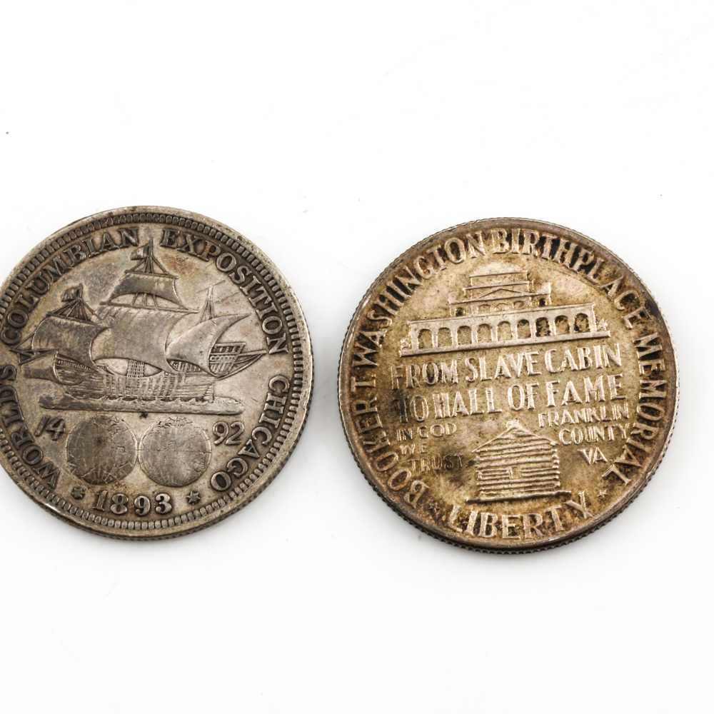 Group of 10 Various Silver Half Dollars