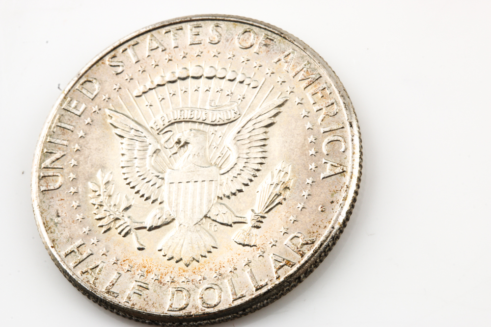 Group of Seven 1964 JFK Silver Half Dollars