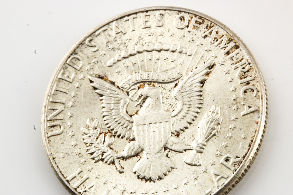 Group of Seven 1964 JFK Silver Half Dollars