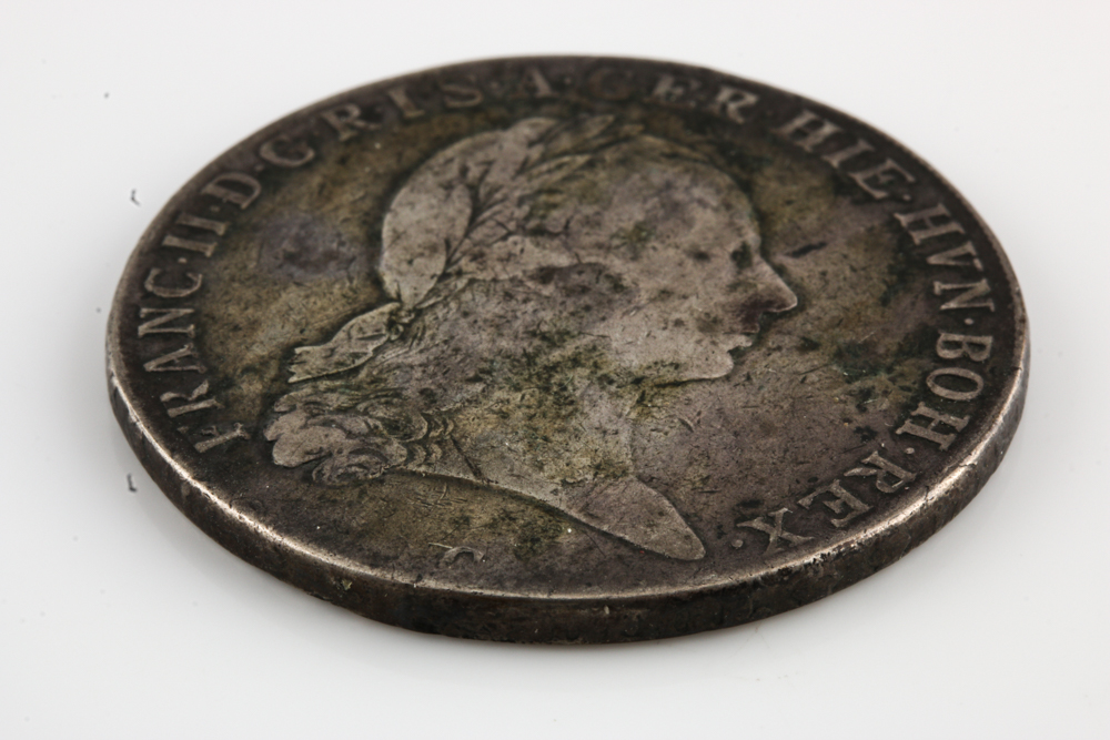 1796 C (Prague Mint) Franz II Kronenthaler Silver Coin