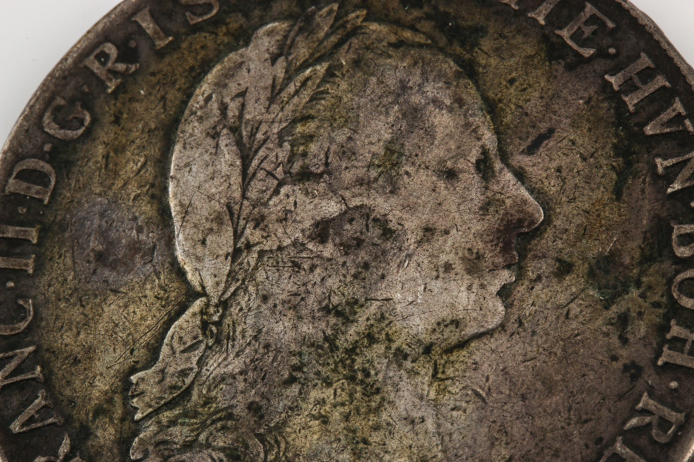 1796 C (Prague Mint) Franz II Kronenthaler Silver Coin