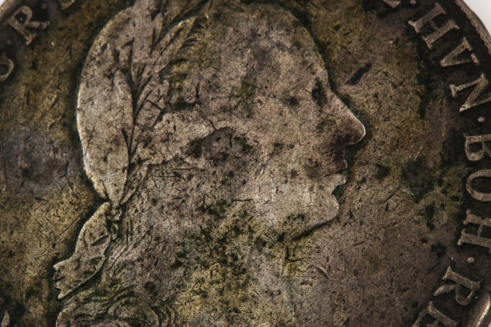 1796 C (Prague Mint) Franz II Kronenthaler Silver Coin