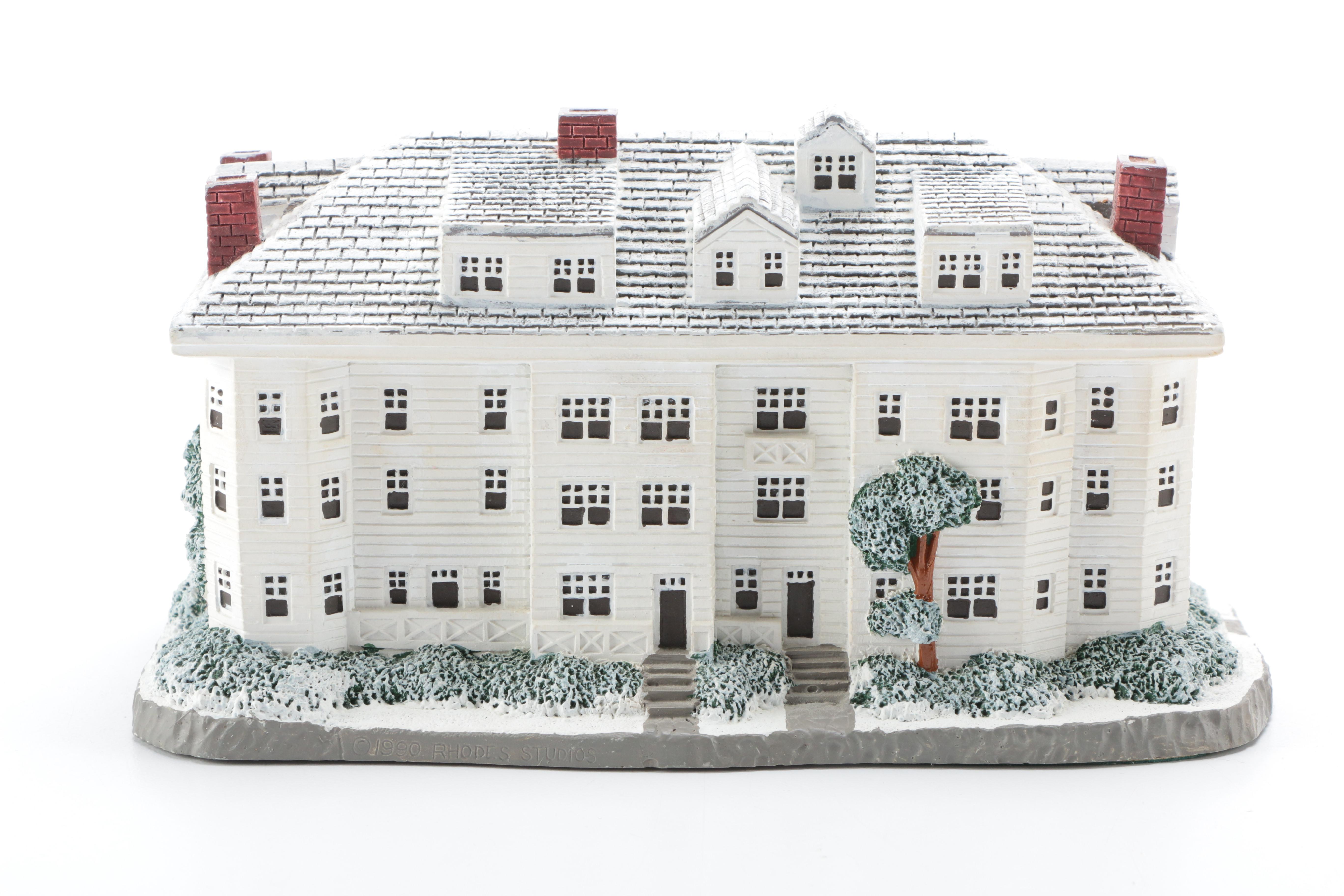 Norman Rockwell and Jon Herbert House Figurines