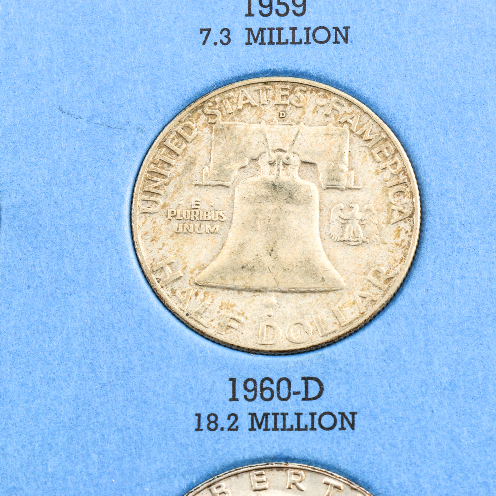 Benjamin Franklin Half Dollar Collection