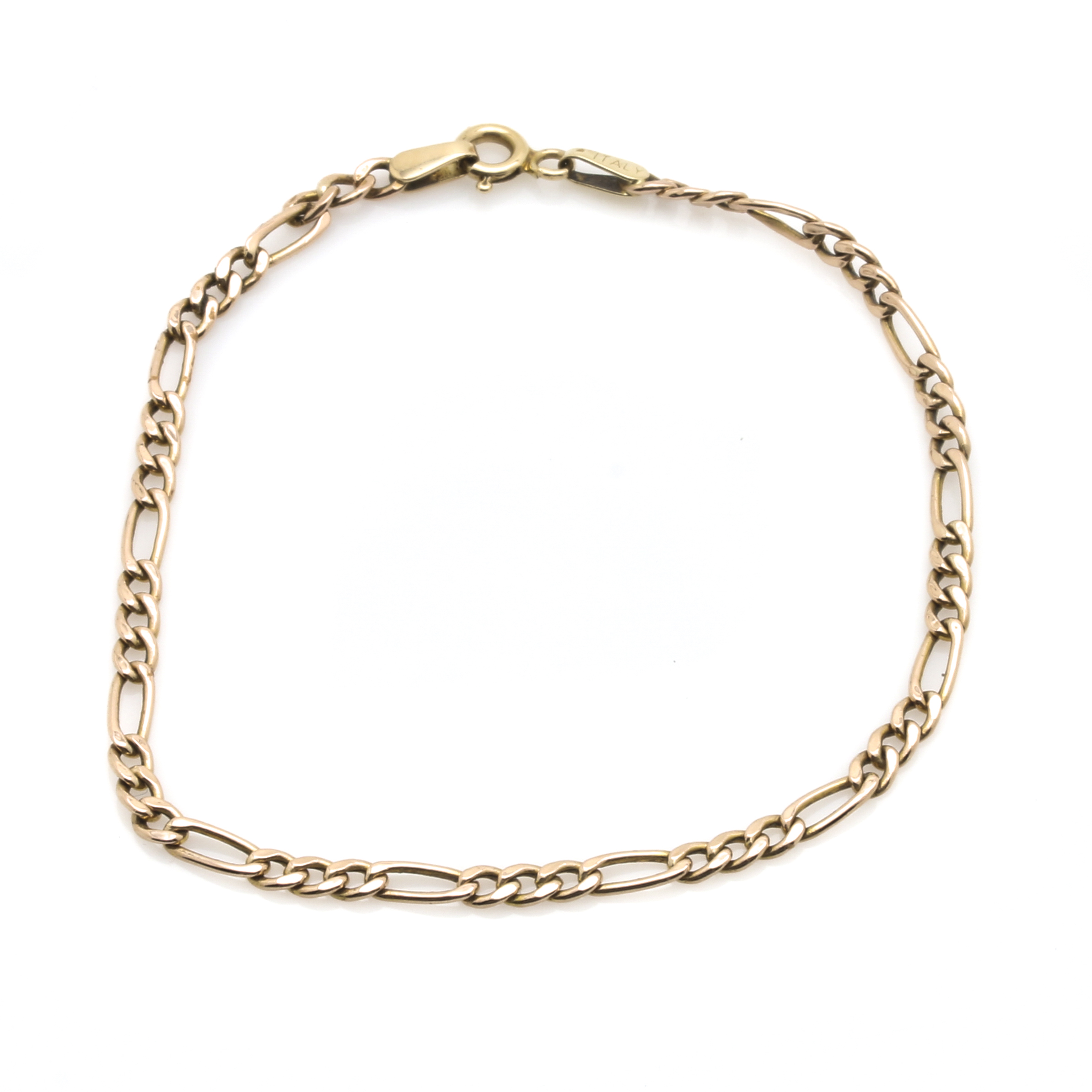 10K Yellow Gold Chain Link Bracelet