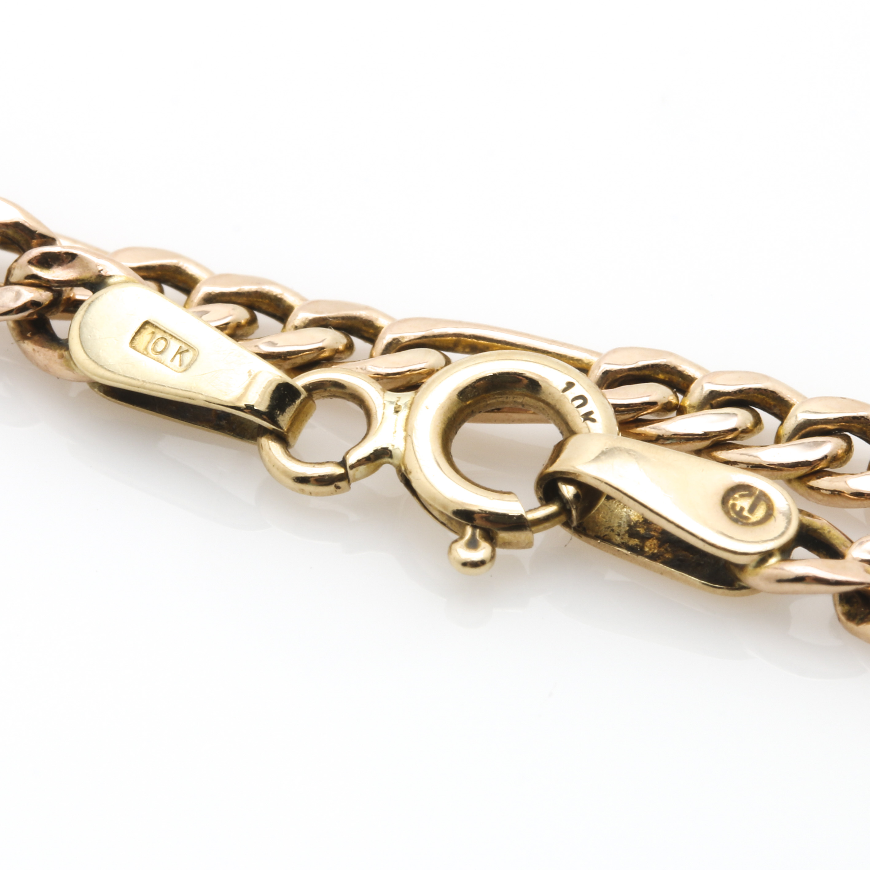 10K Yellow Gold Chain Link Bracelet