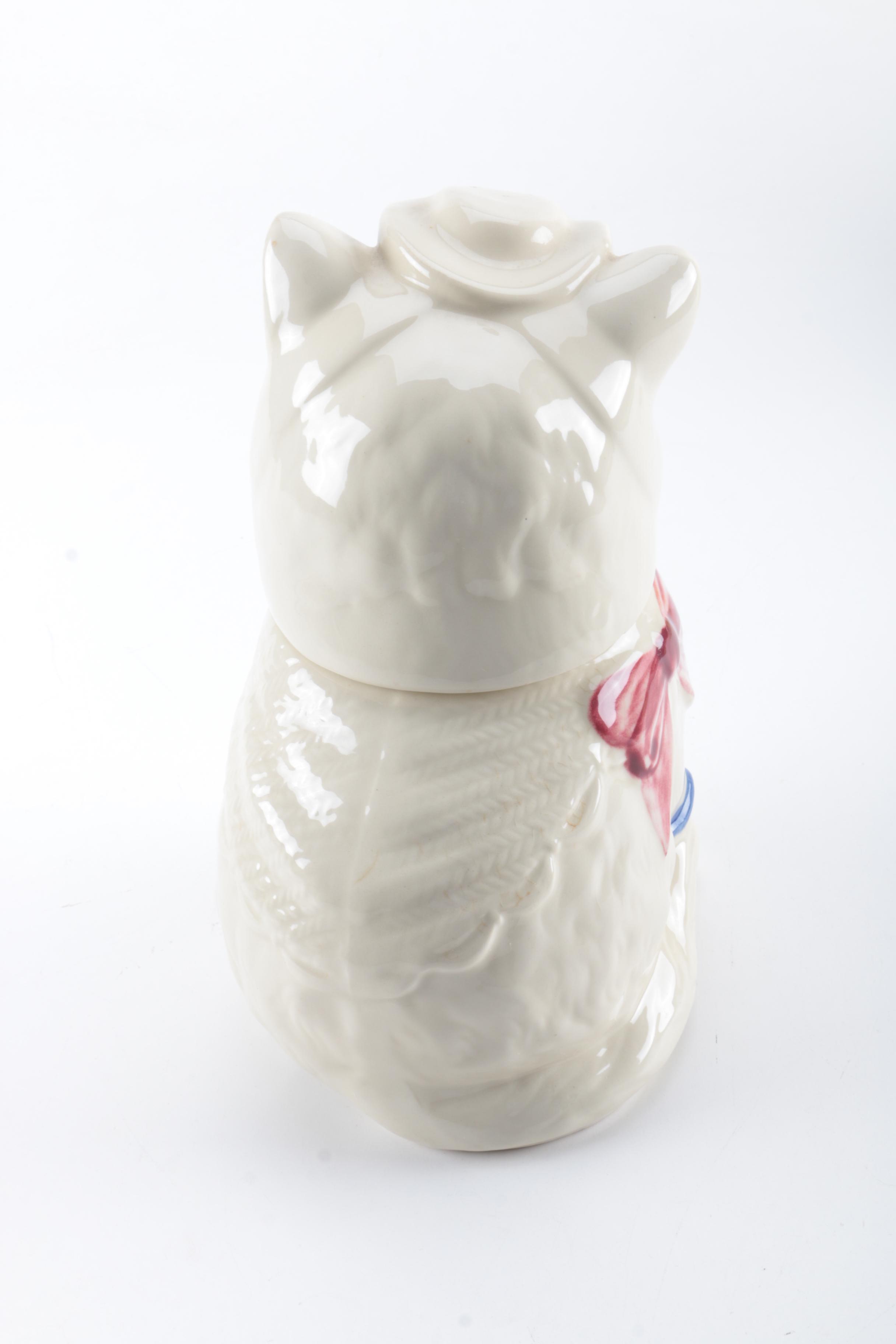 Vintage Ceramic Cookie Jars Featuring Shawnee and Metlox
