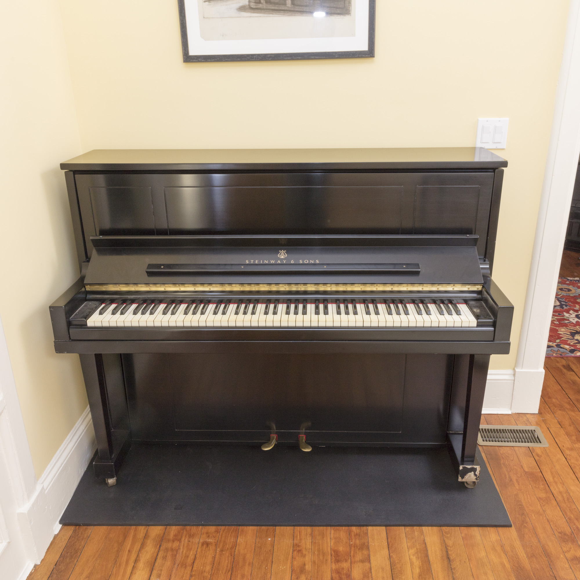 1954 Steinway & Sons Studio Piano and Matching Bench