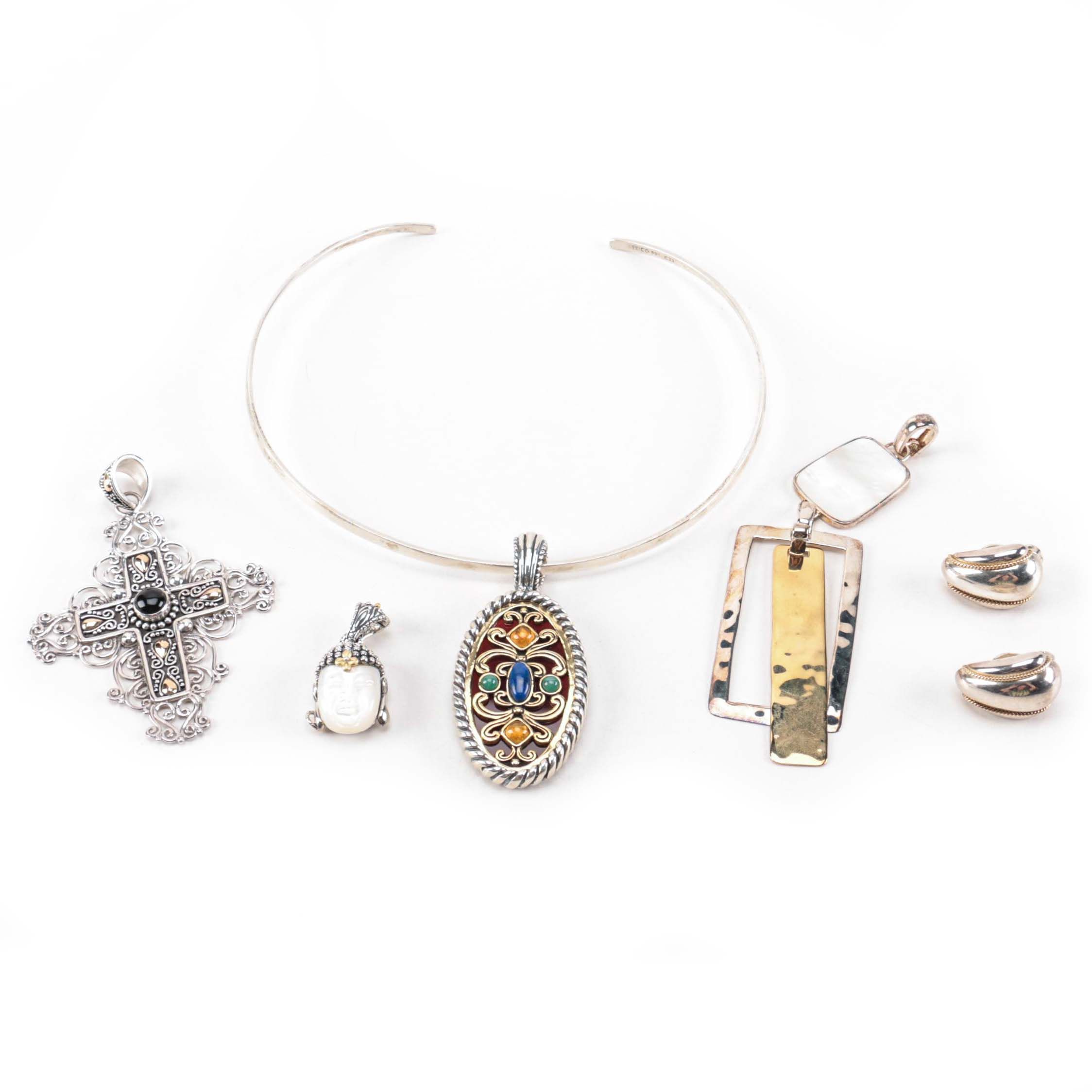 Sterling Silver Jewelry Including Robert Lee Morris and Bixby