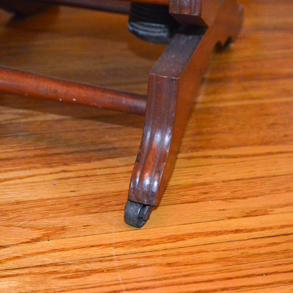 Antique Eastlake Style Platform Rocking Chair