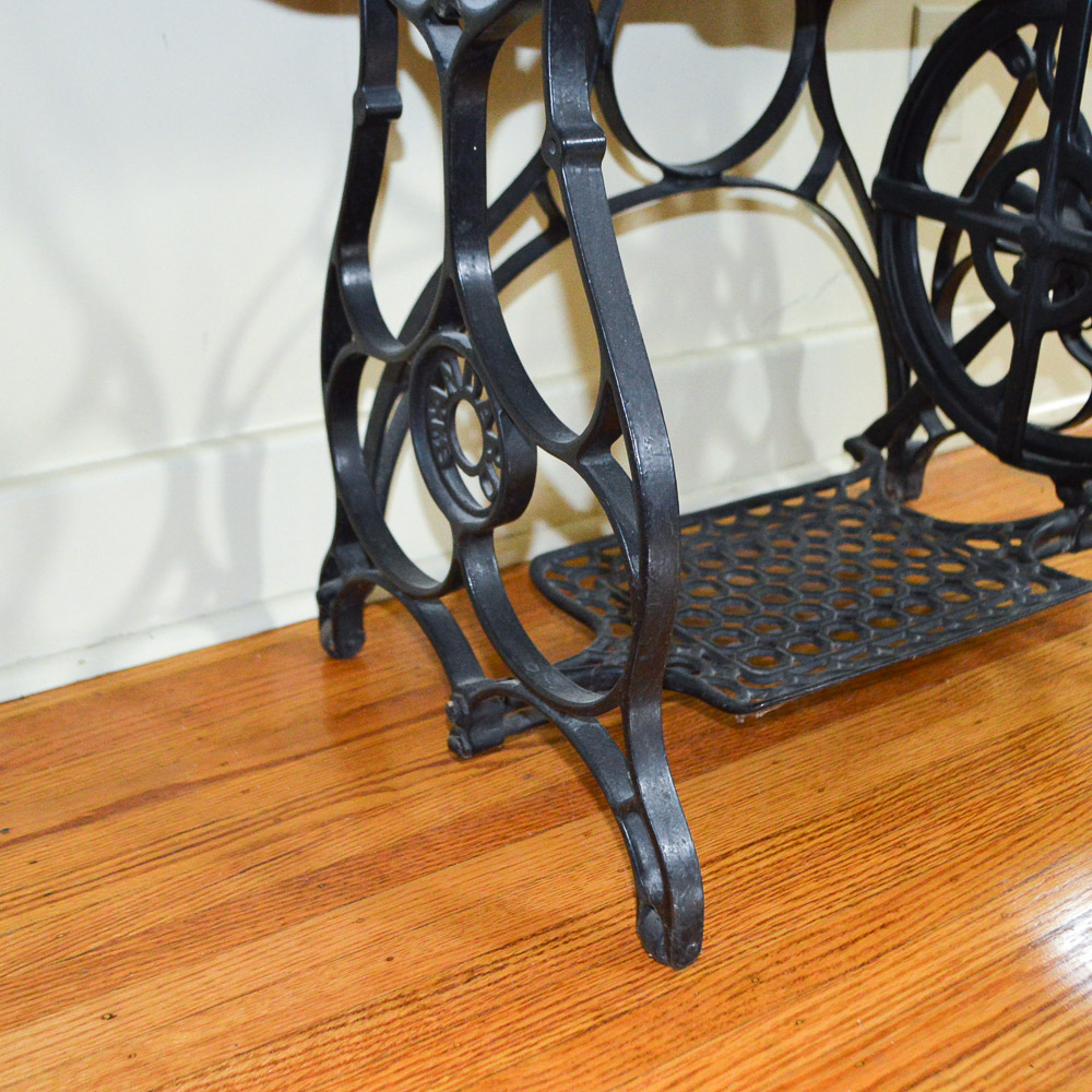Antique Standard Sewing Machine and Table