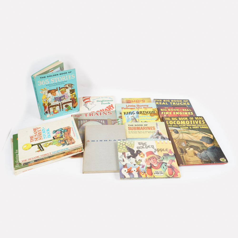 Variety of Vintage Children's Books